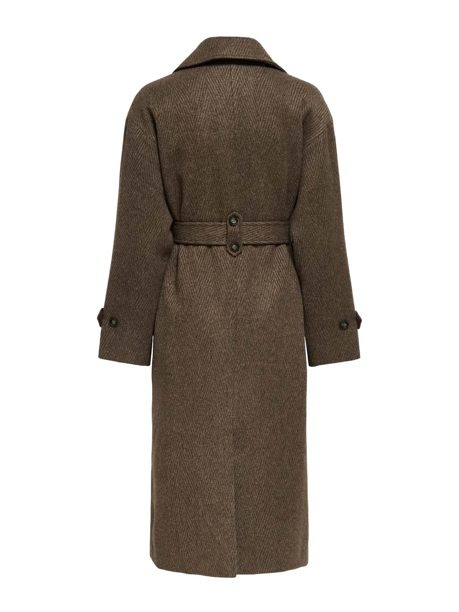 Only Gina Life Coat Marrone