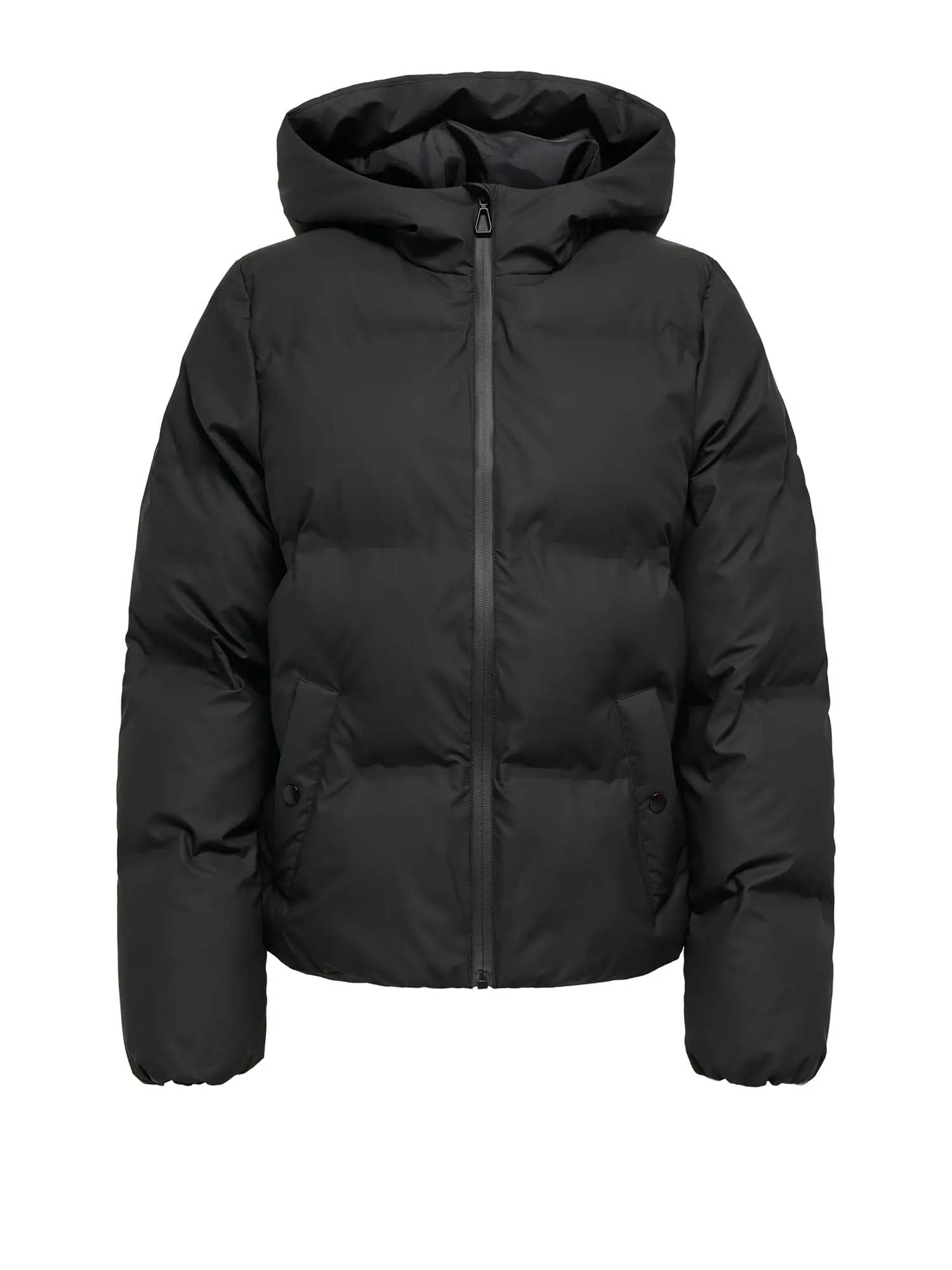 Only Piumino Lea Rain Puffer Short Nero
