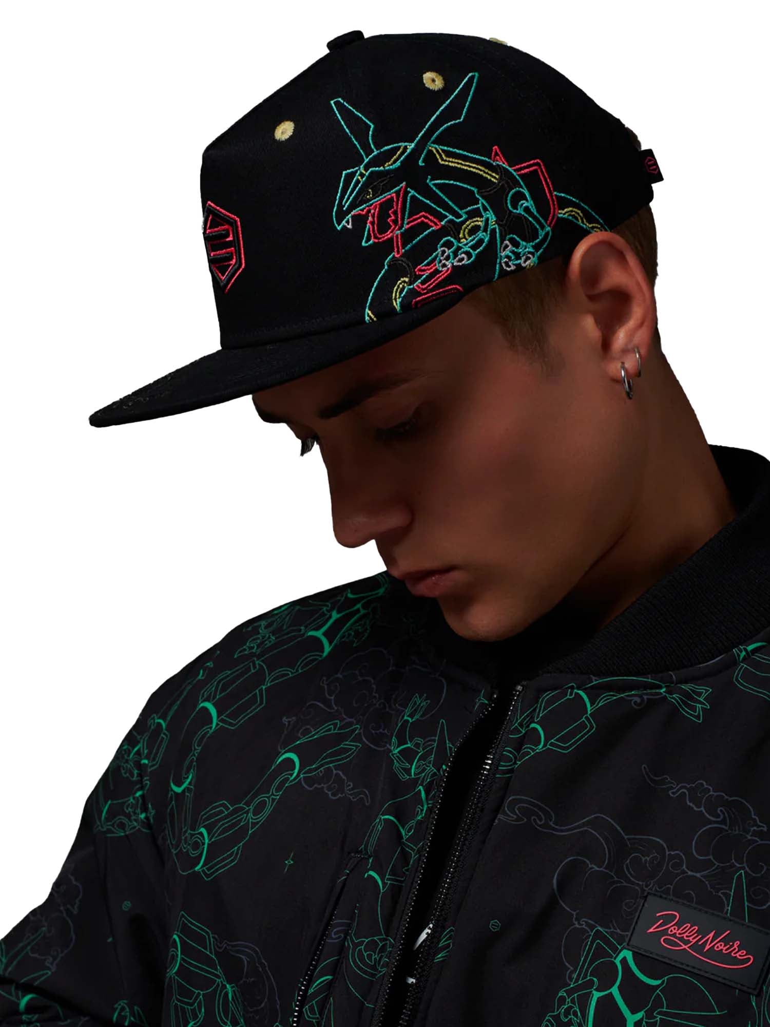 Dolly Noire Rayquaza Snapback Nero
