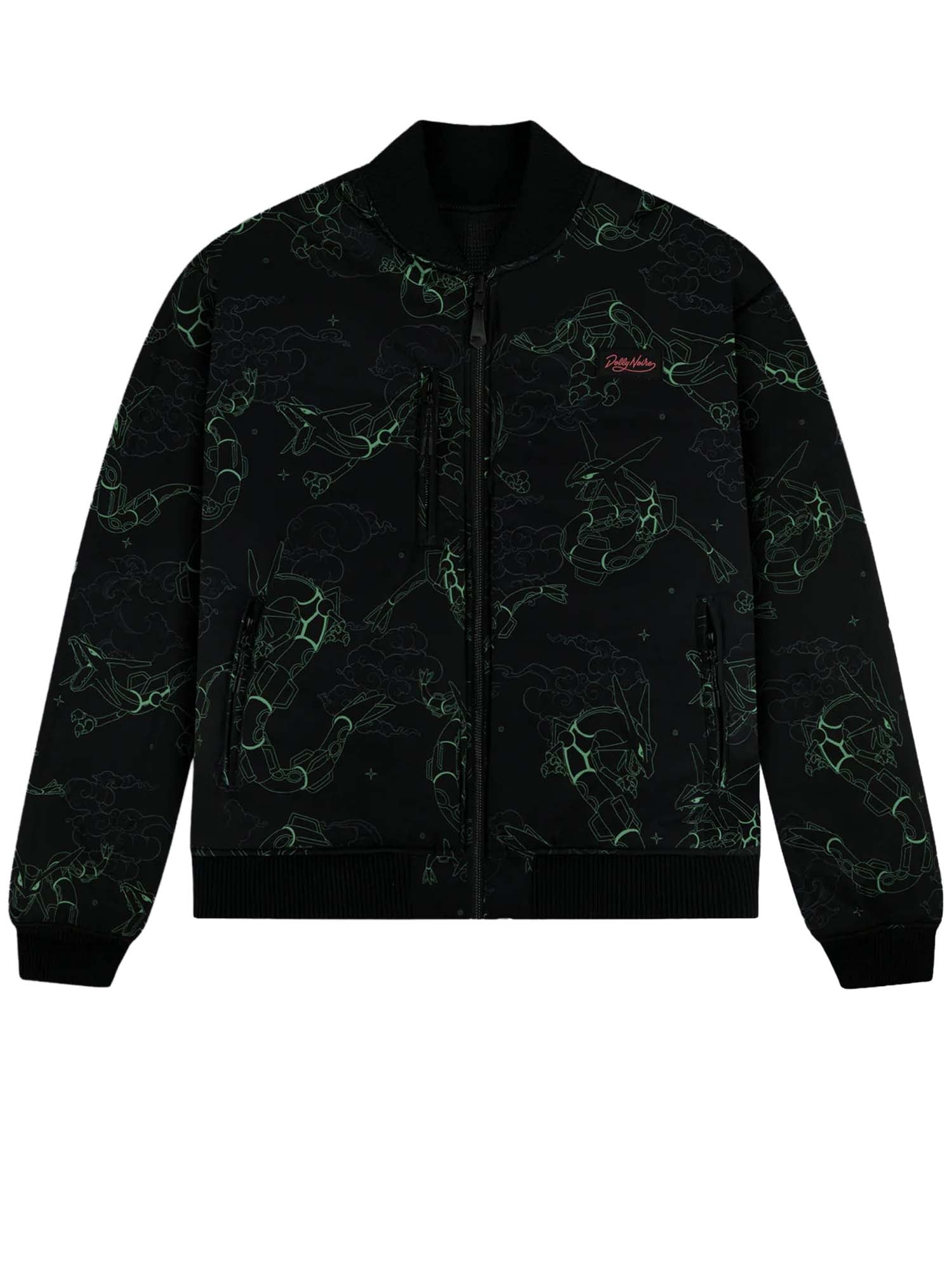 Dolly Noire Rayquaza Pattern Bomber Nero
