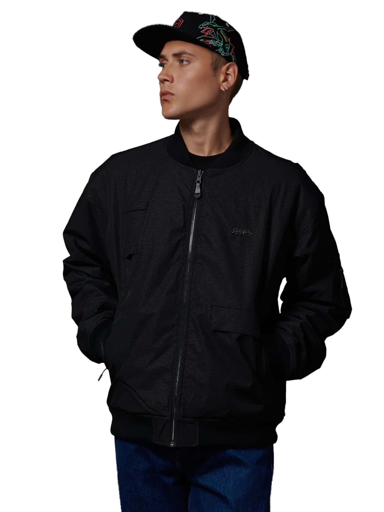 Dolly Noire Rayquaza Pattern Bomber Nero