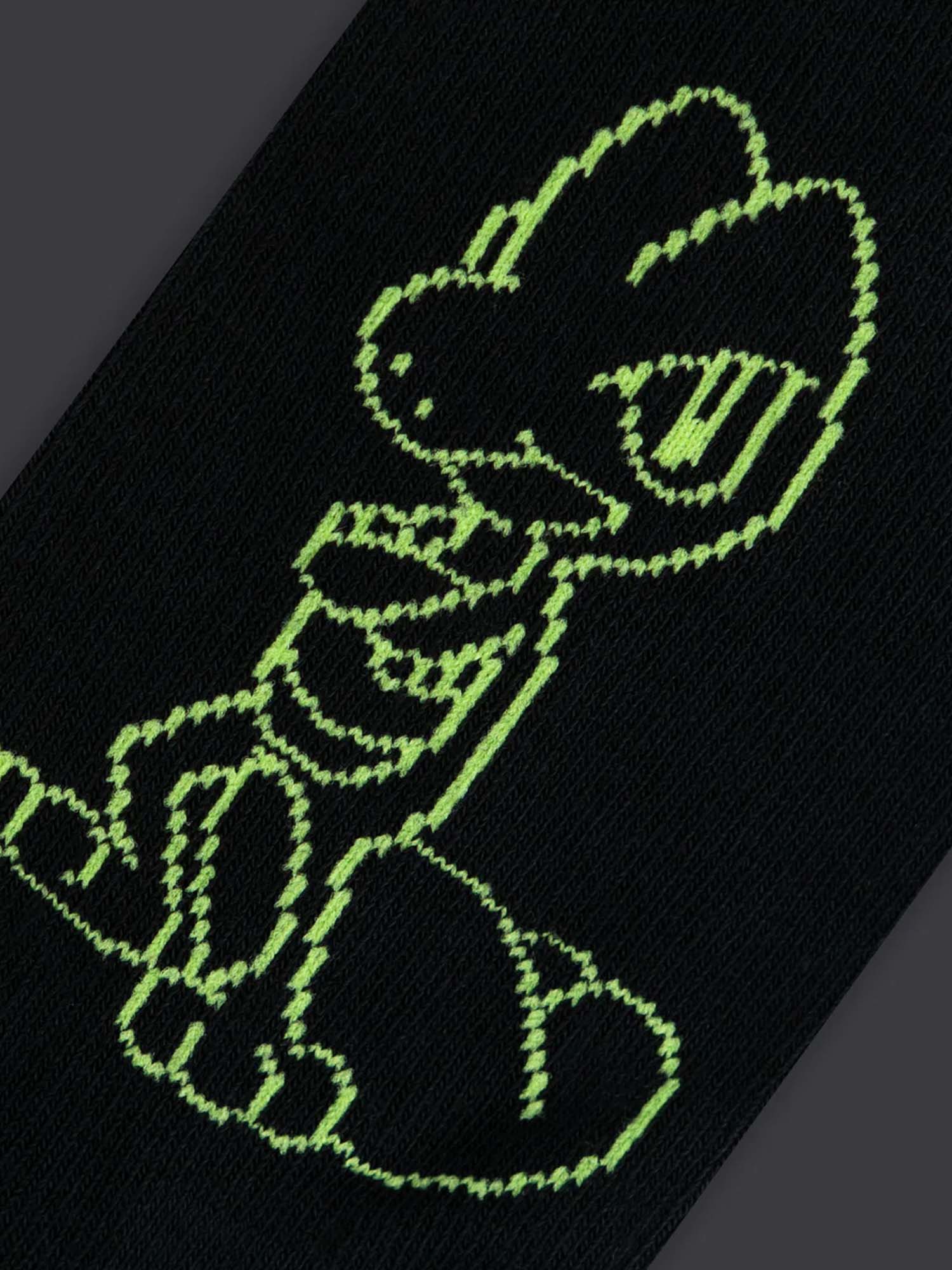 Dolly Noire Treecko Socks Nero