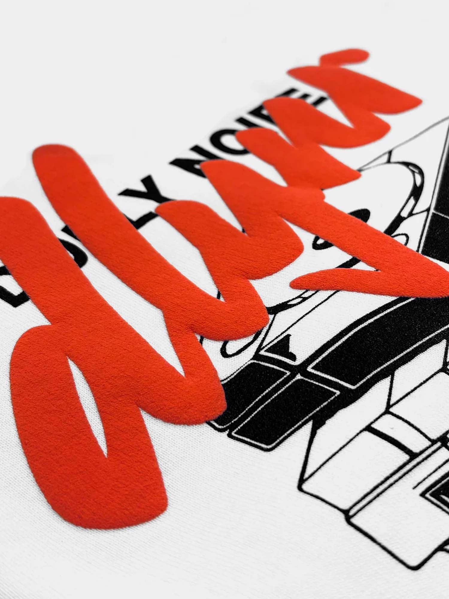 Dolly Noire Yokai Console Hoodie Bianco