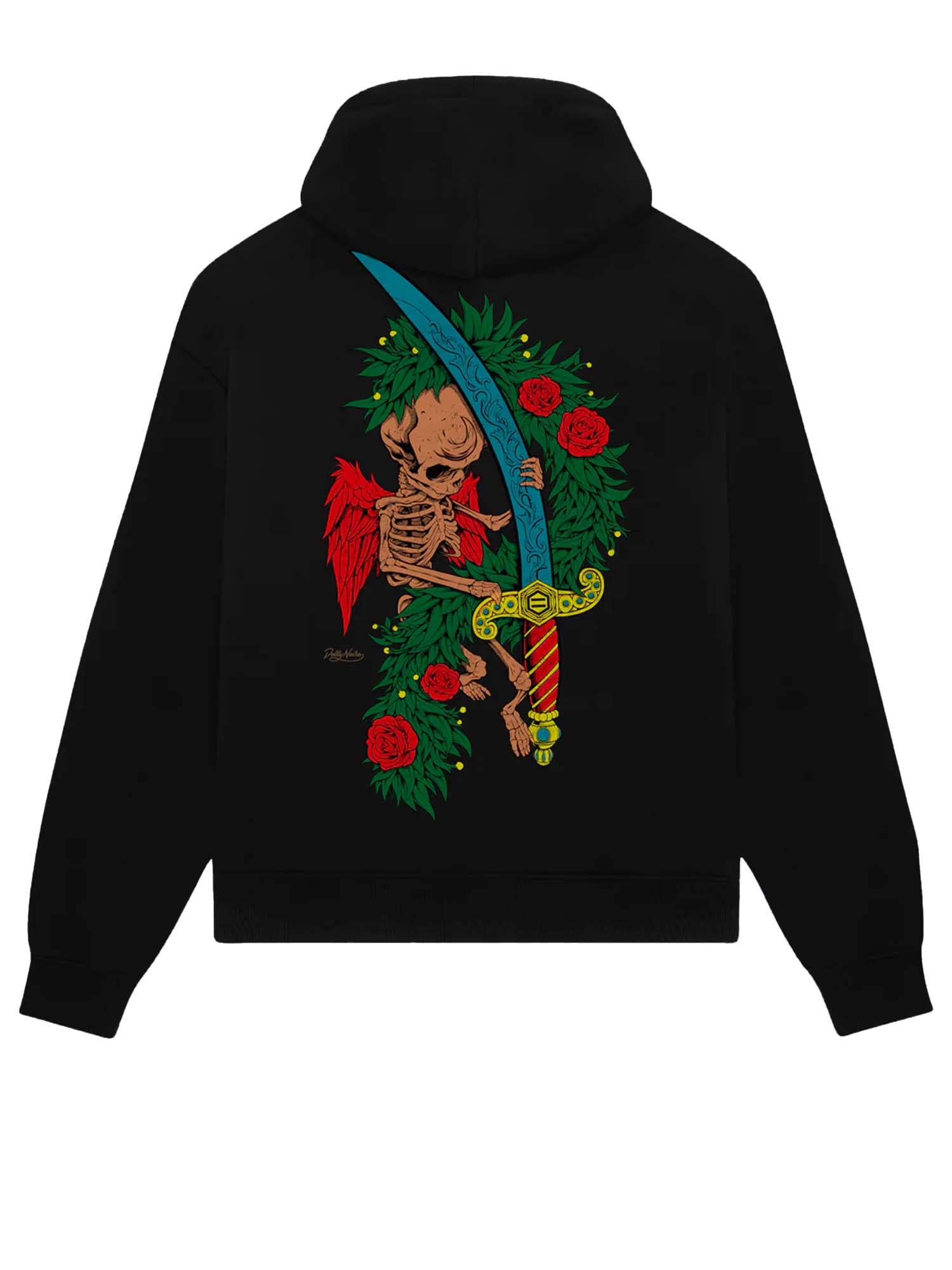 Dolly Noire Asso di Spade Hoodie Nero