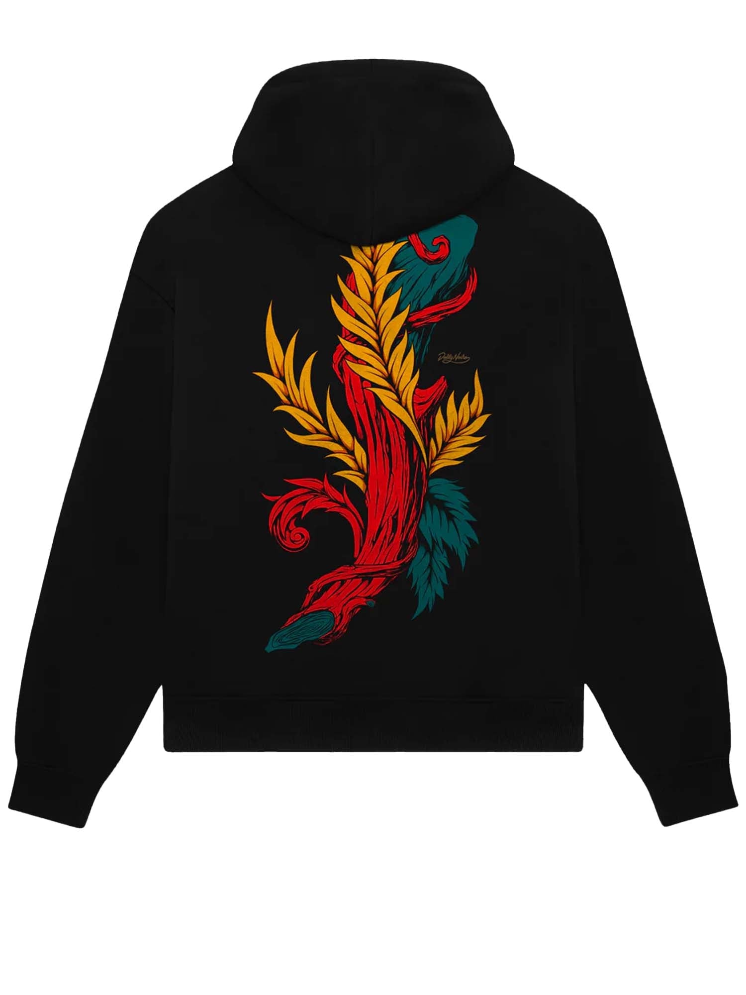 Dolly Noire Asso di Bastoni Hoodie Nero