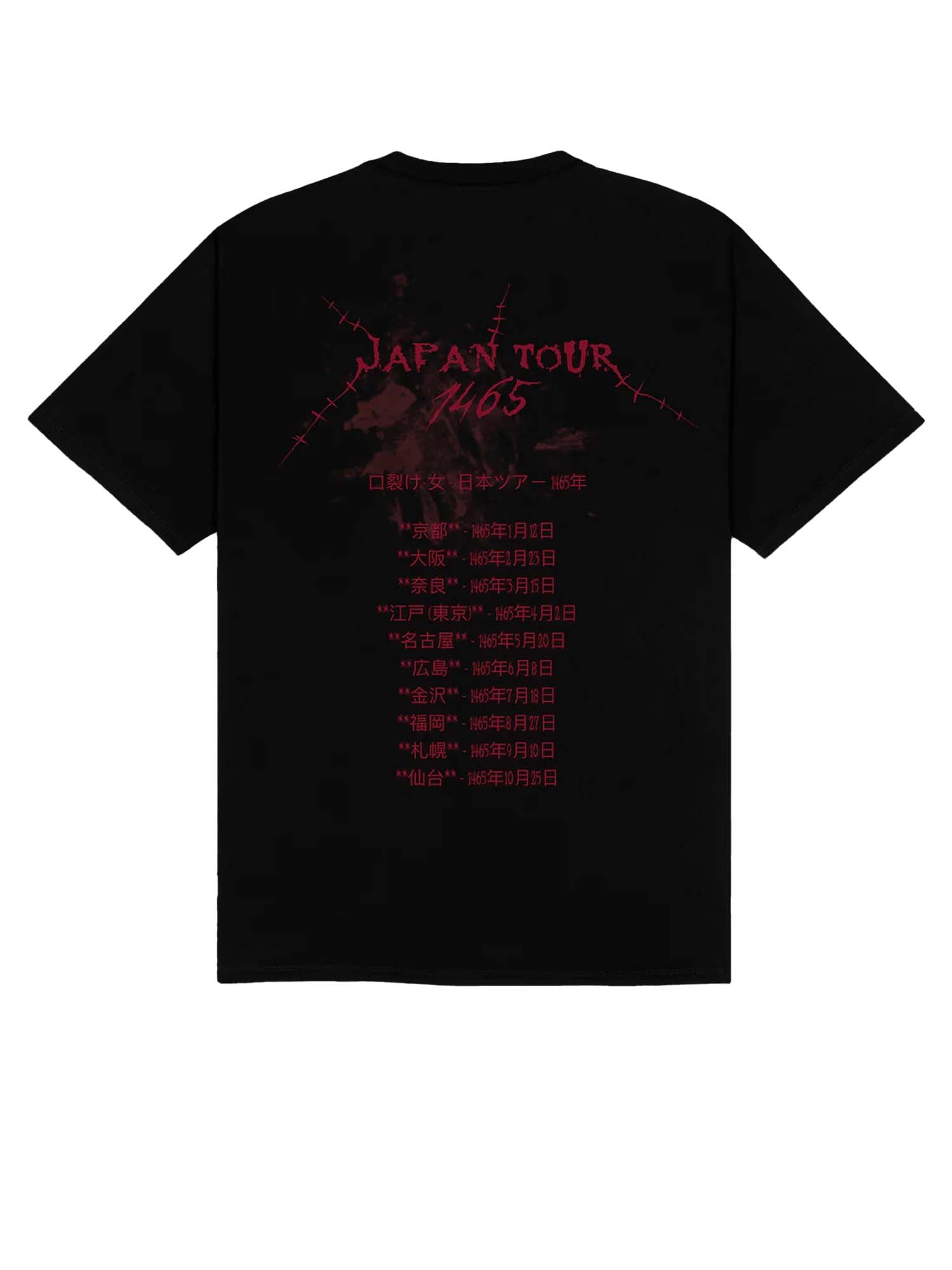 Dolly Noire Kuchisake-Onna Japan Tour Tee Nero