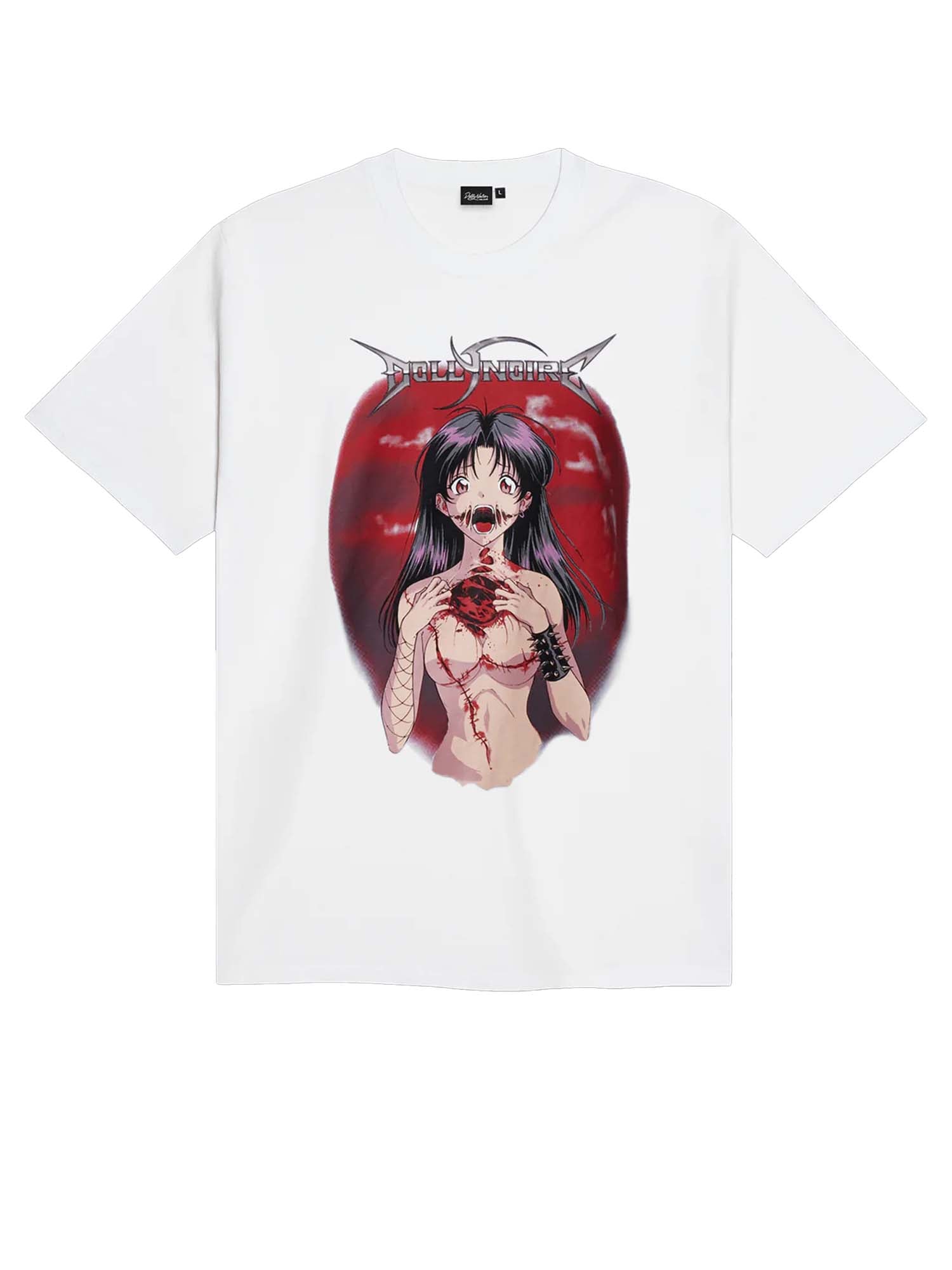 Dolly Noire Kuchisake-Onna Japan Tour Tee Bianco