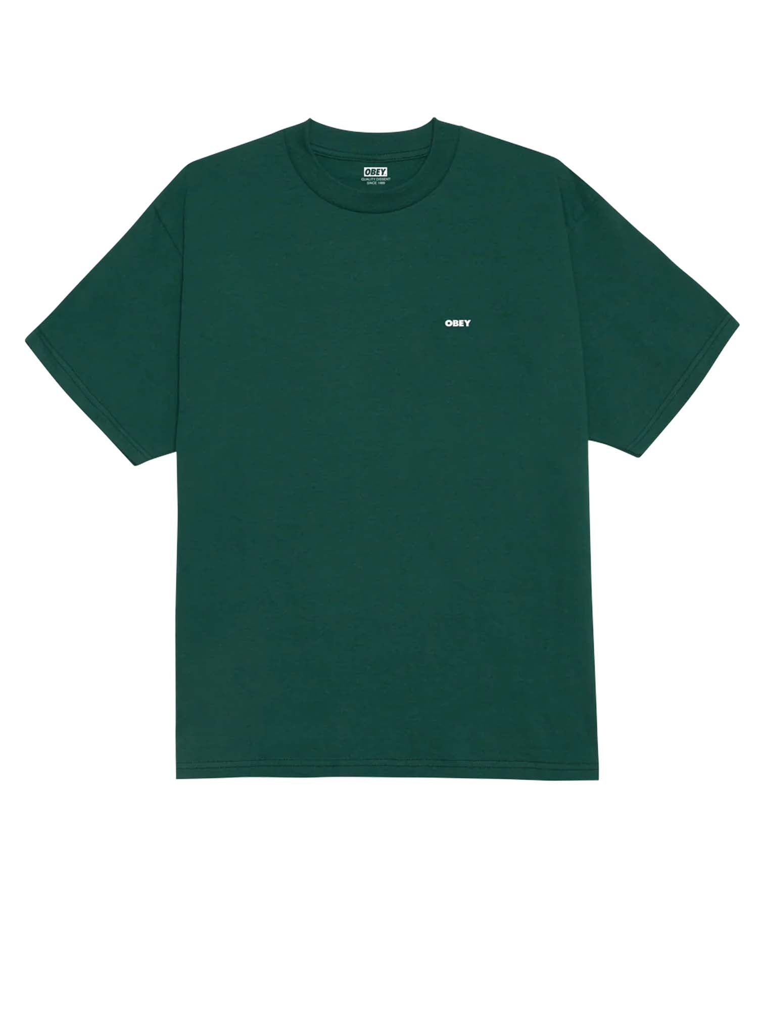 Obey T-Shirt Art Studio Flowers Classic Verde