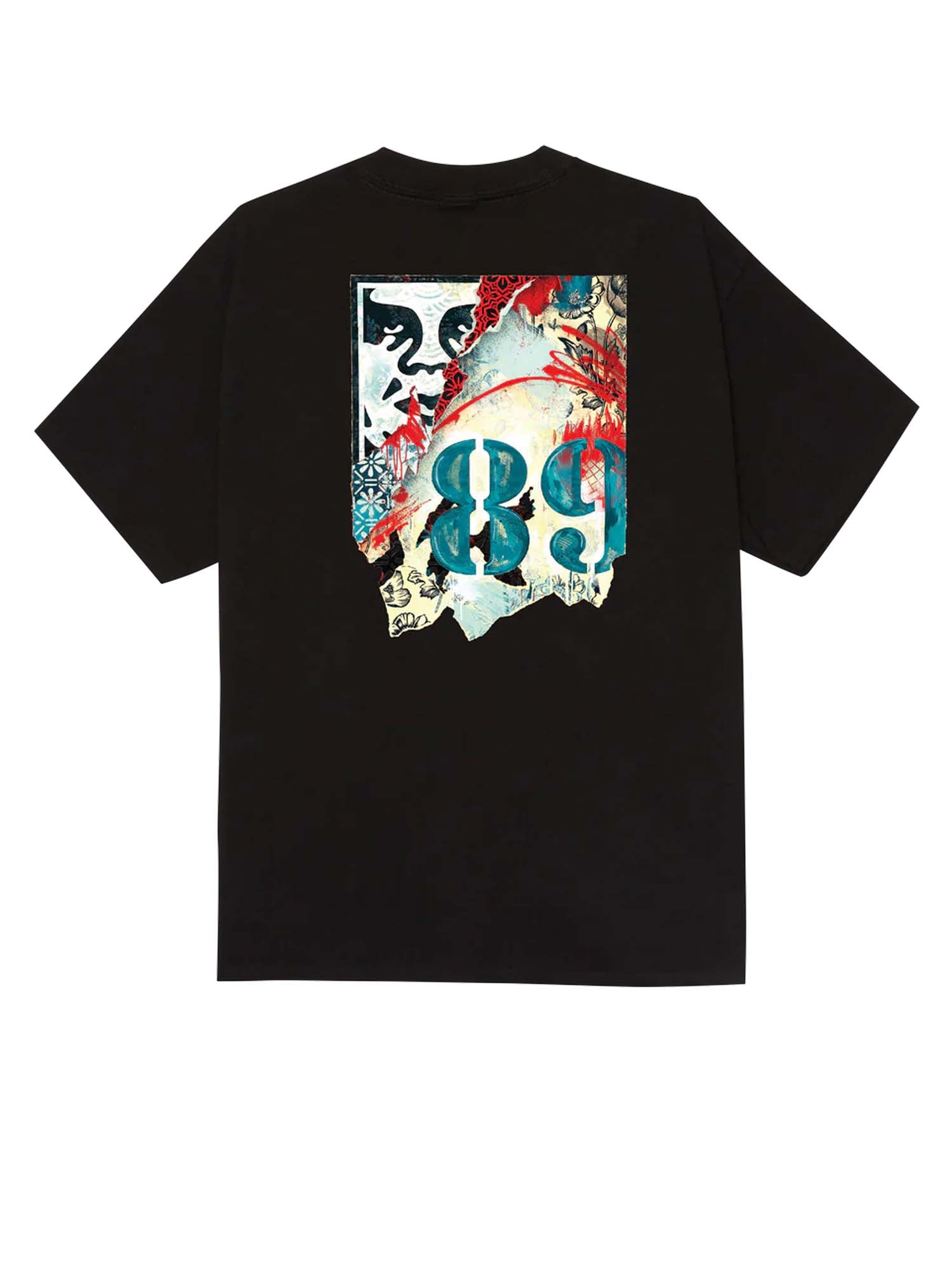 Obey T-Shirt Lisbon Icon Classic Nero