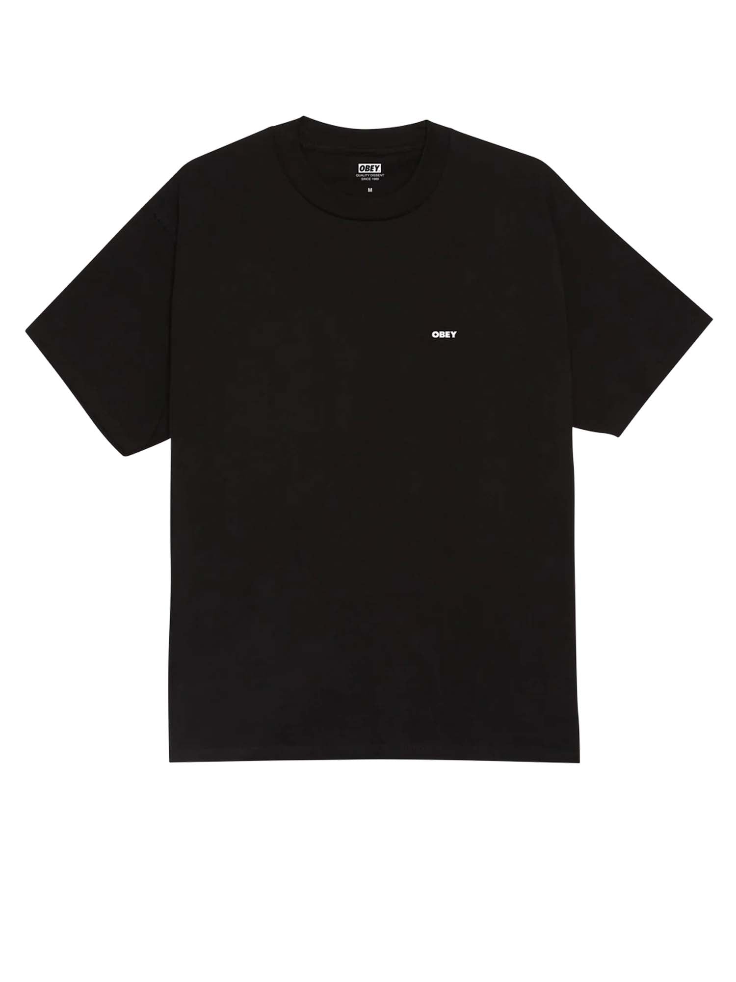 Obey T-Shirt Lisbon Icon Classic Nero