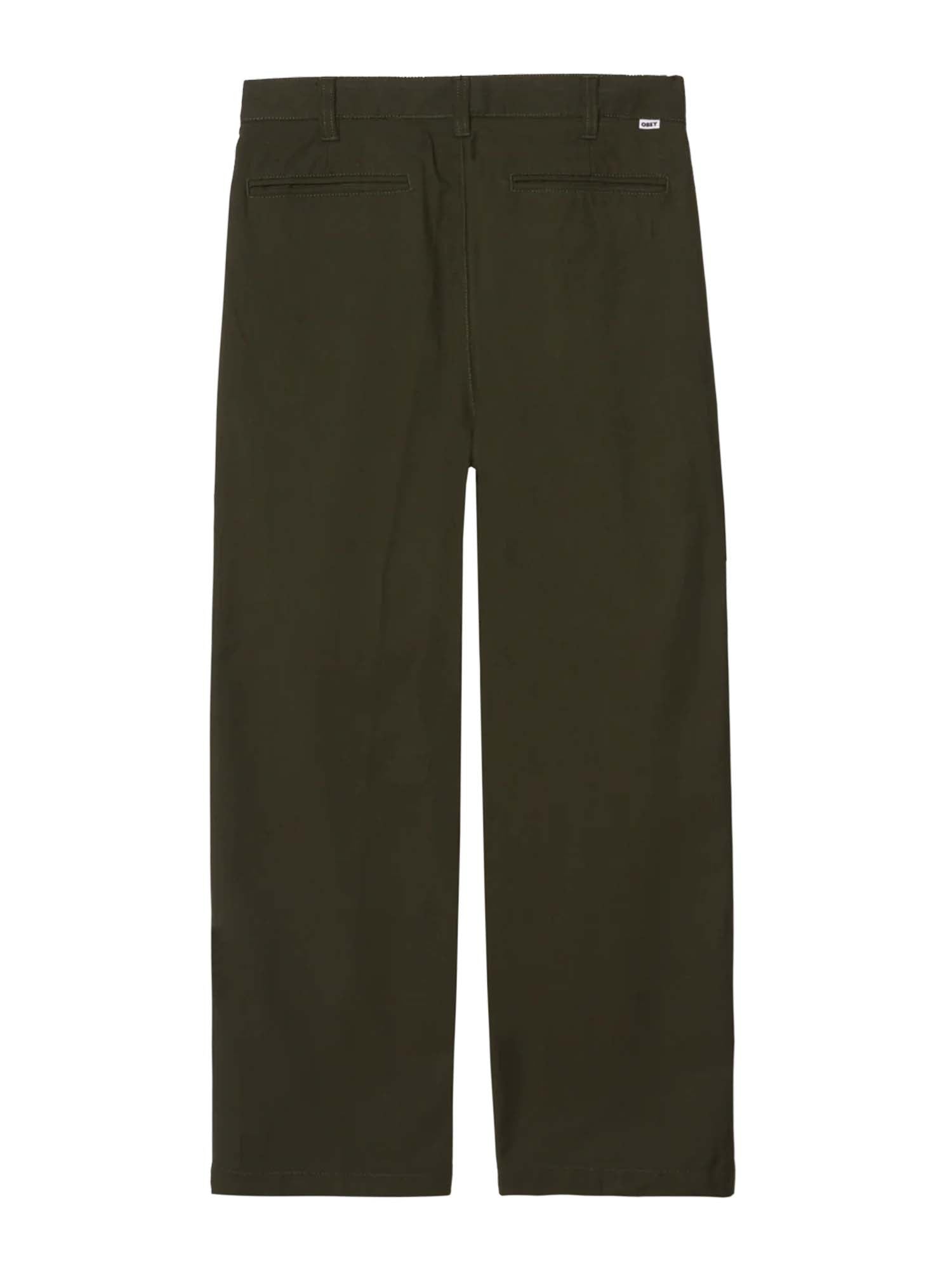 Obey Armel Pleated Pant Verde
