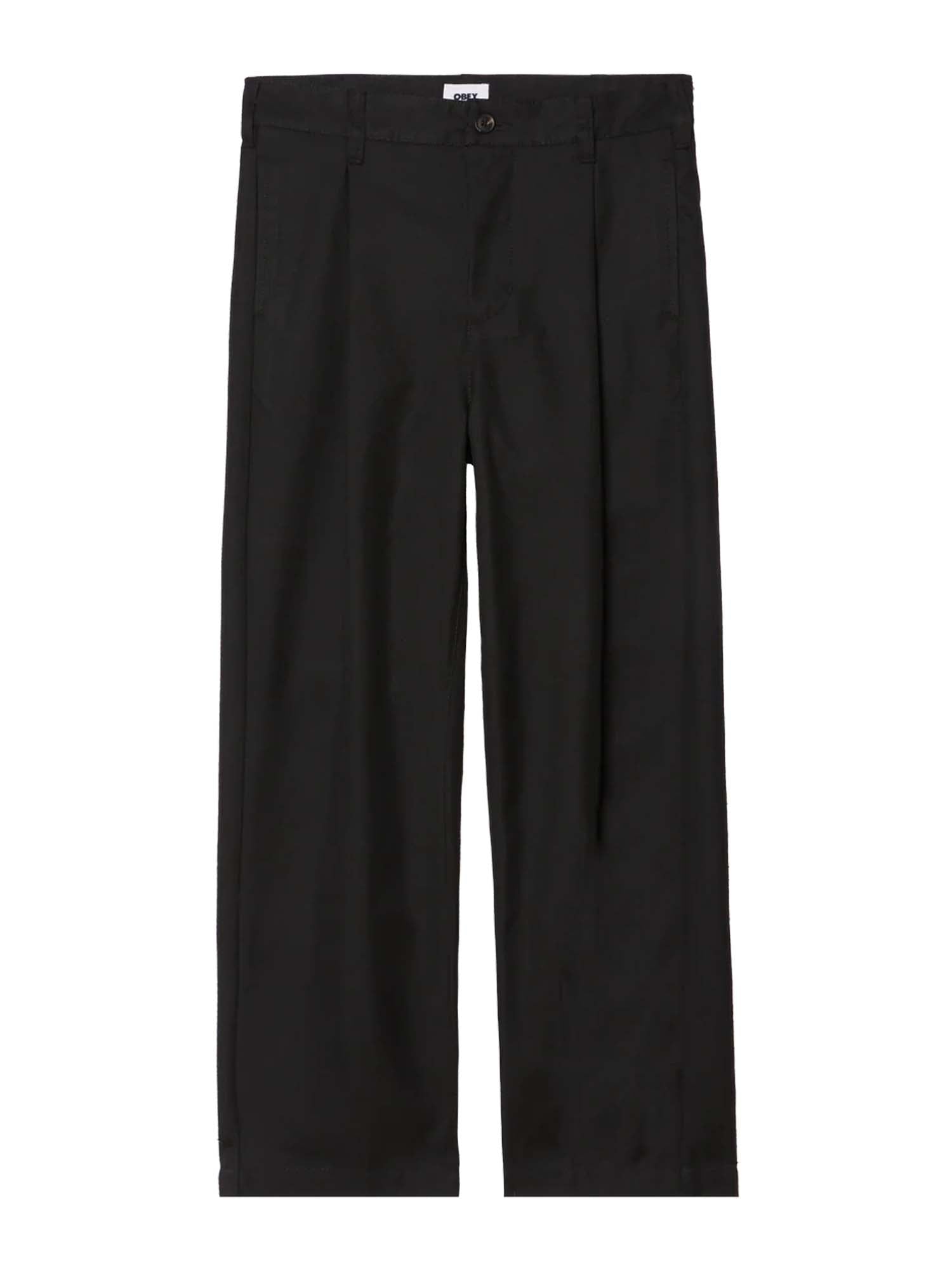 Obey Armel Pleated Pant Nero