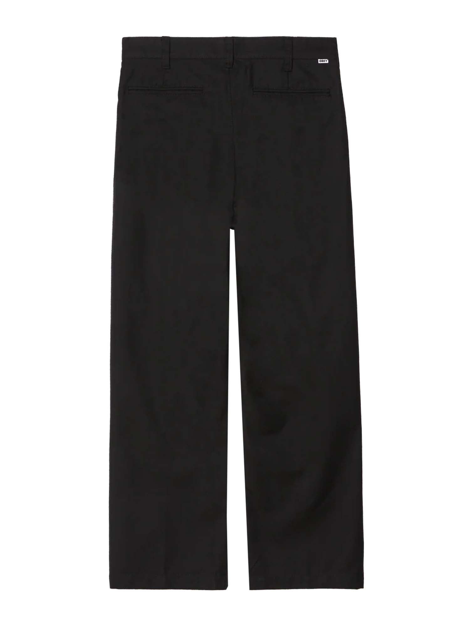 Obey Armel Pleated Pant Nero