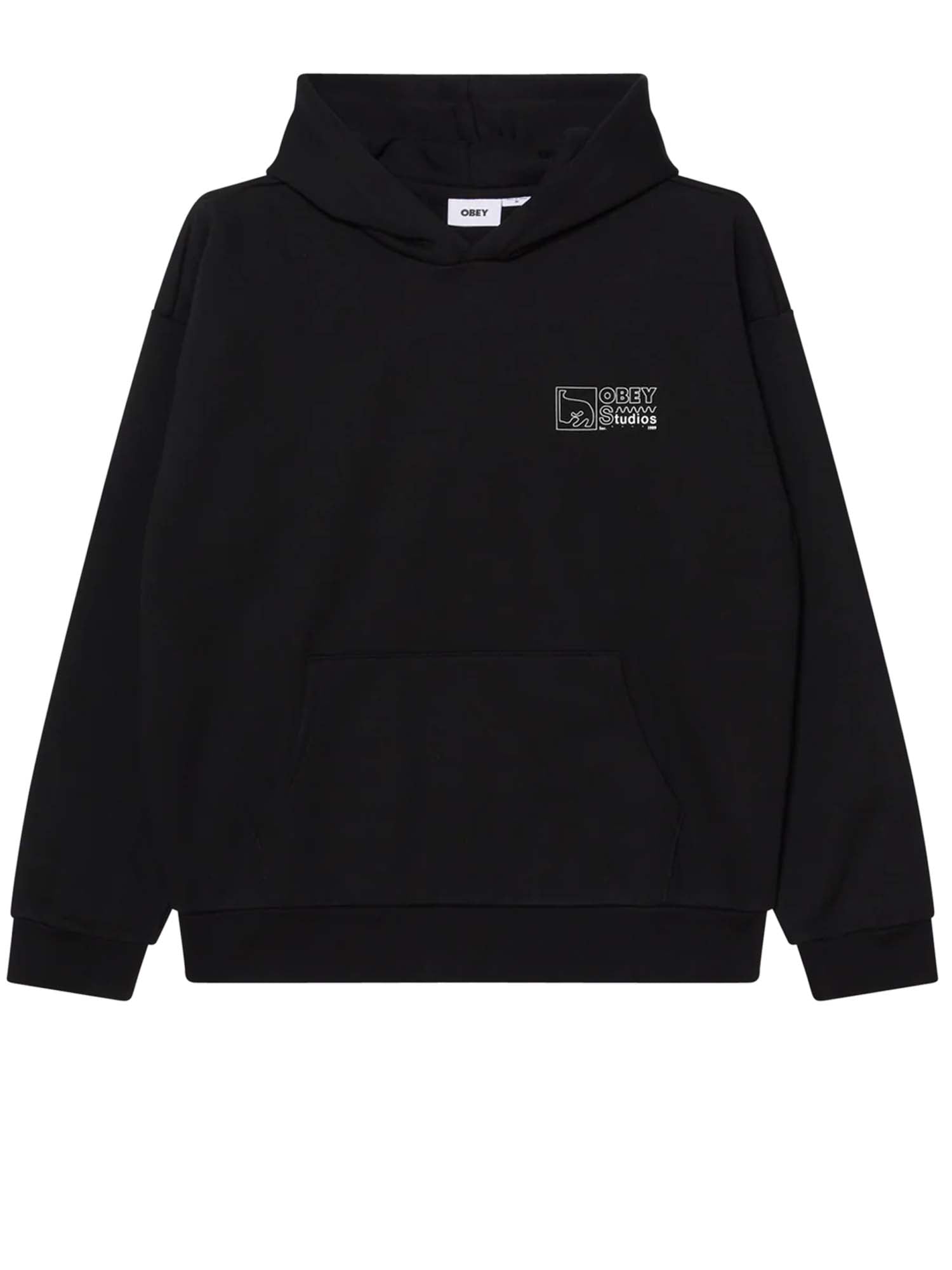 Obey Nico Pullover Nero