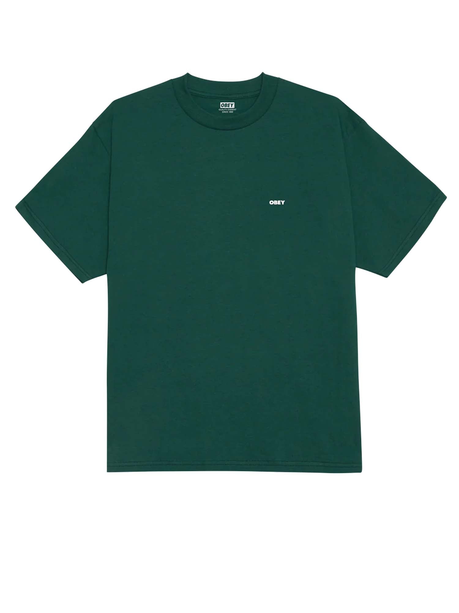 Obey T-Shirt Quarter Icon Classic Verde