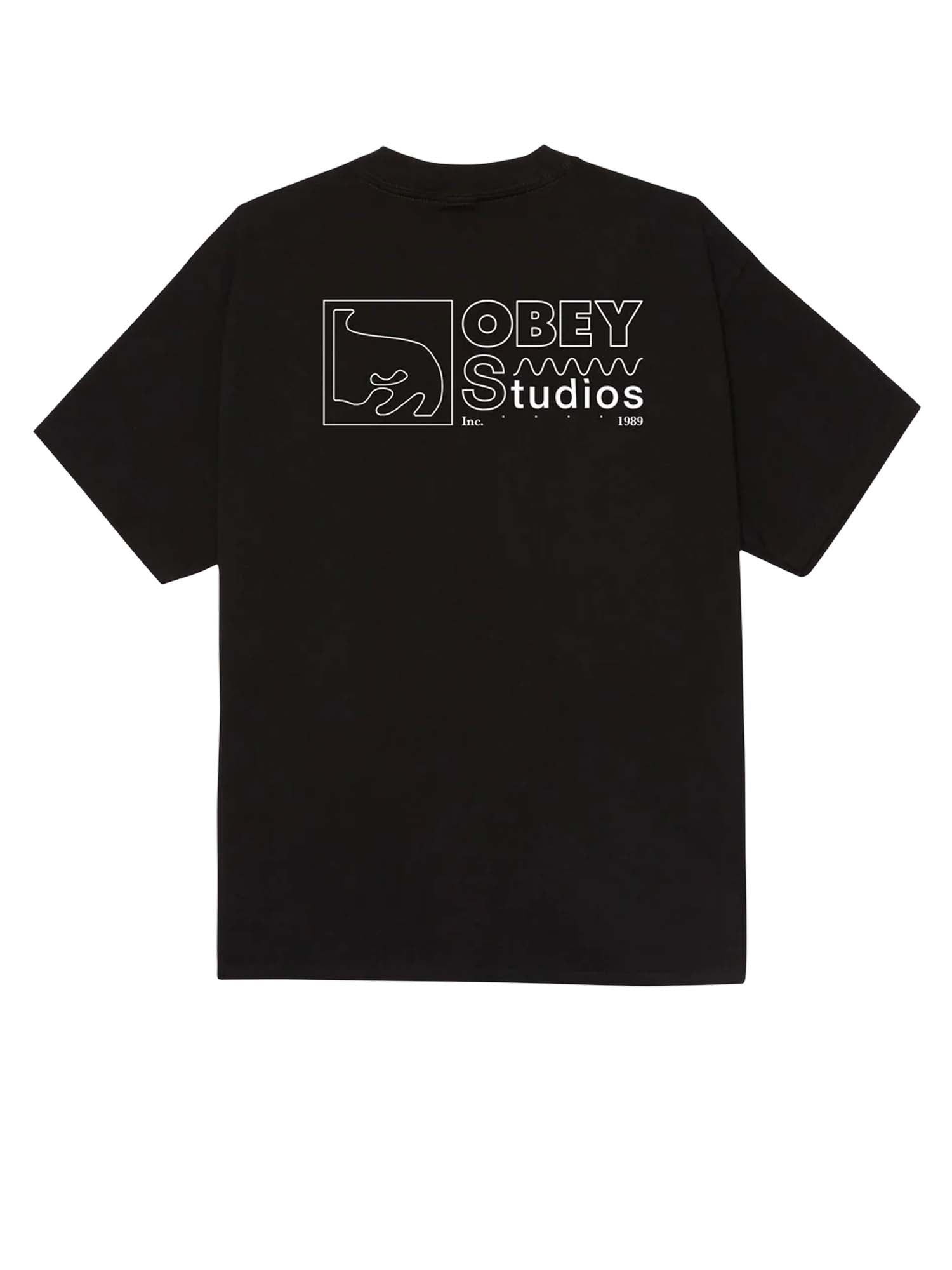 Obey T-Shirt Obey Studios Inc. 1989 Classic Nero