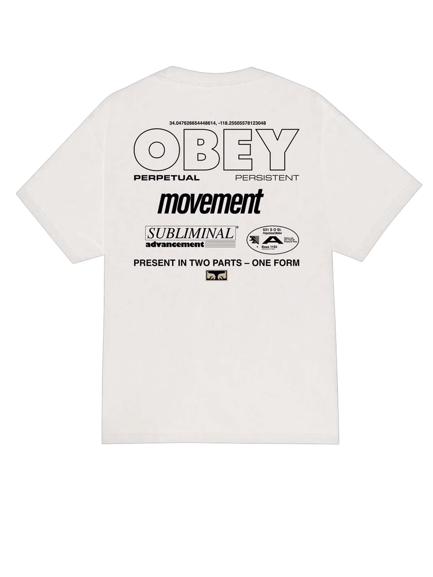 T-shirt à pigments de mouvement persistant