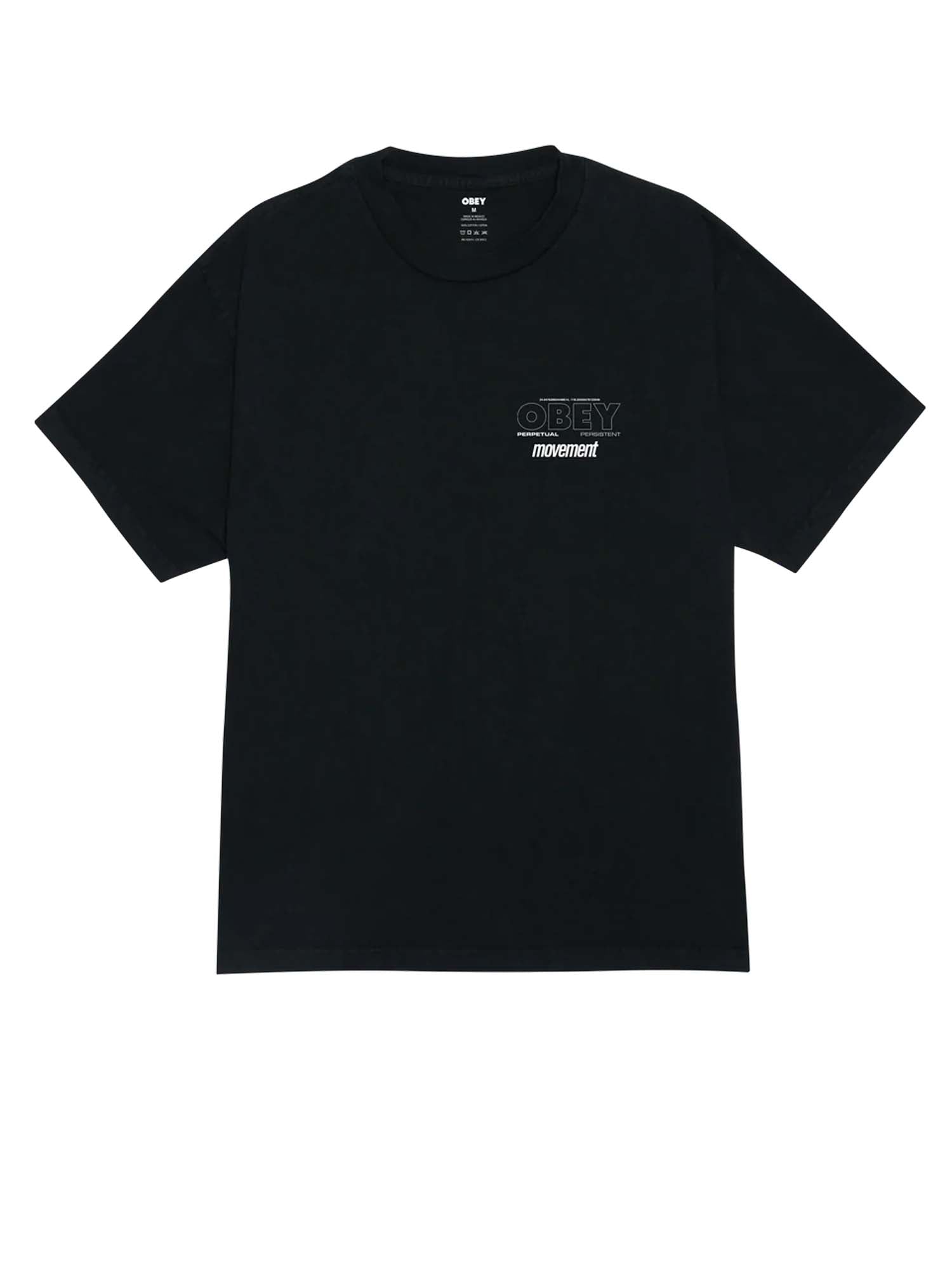 Obey T-Shirt Persistent Movement Pigment Grigio