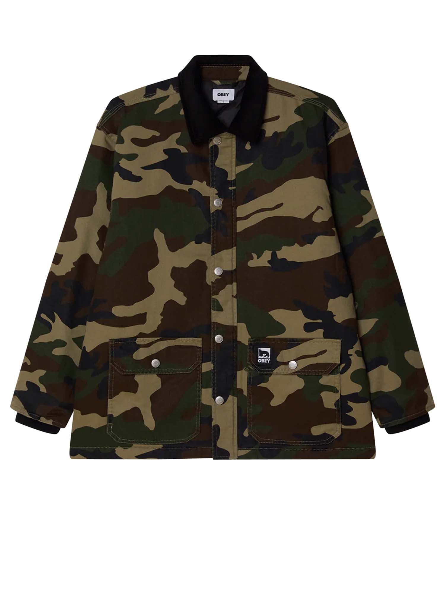 Obey Norton Barn Coat Camouflage