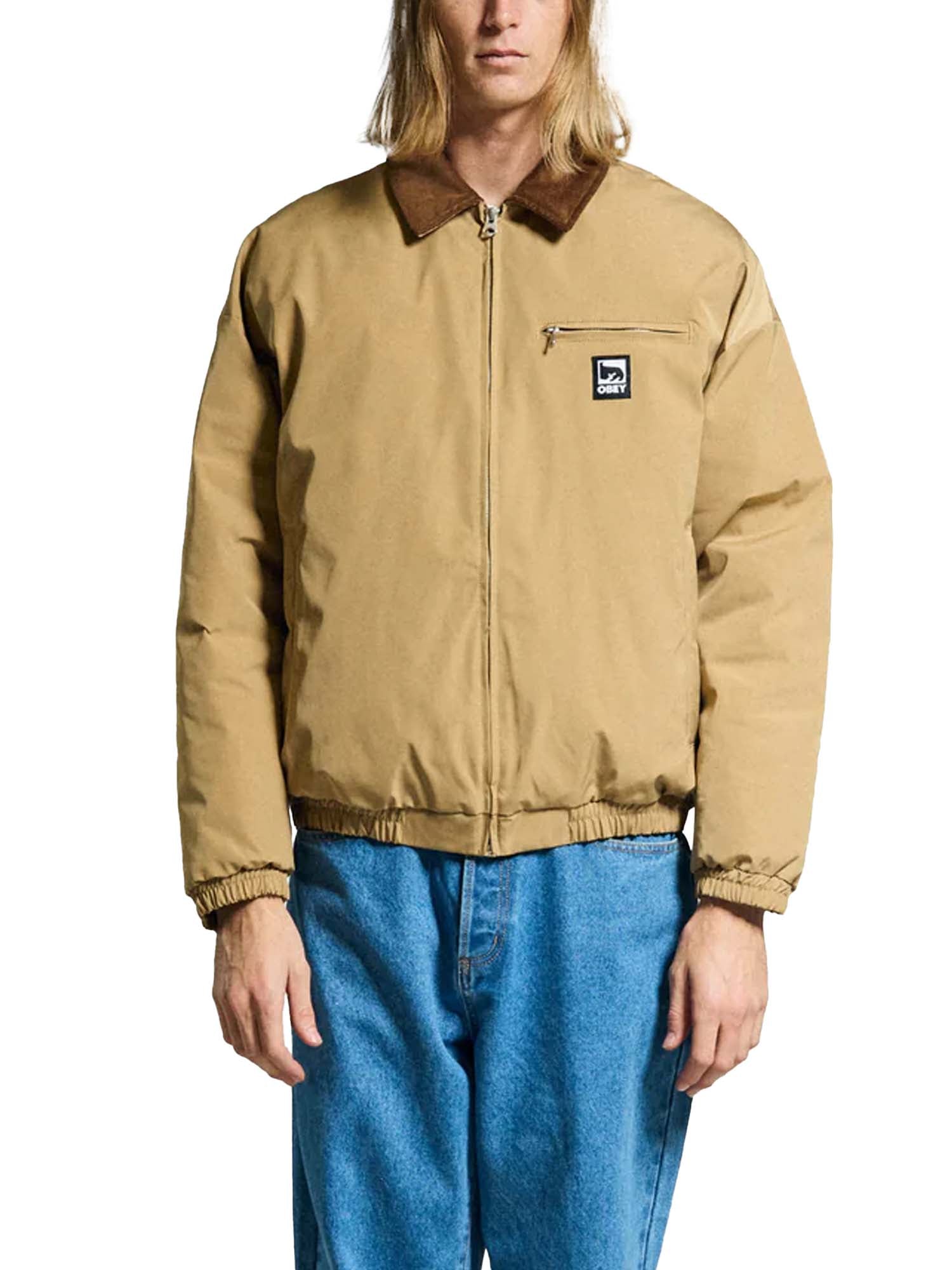 Obey Elysian Jacket Marrone