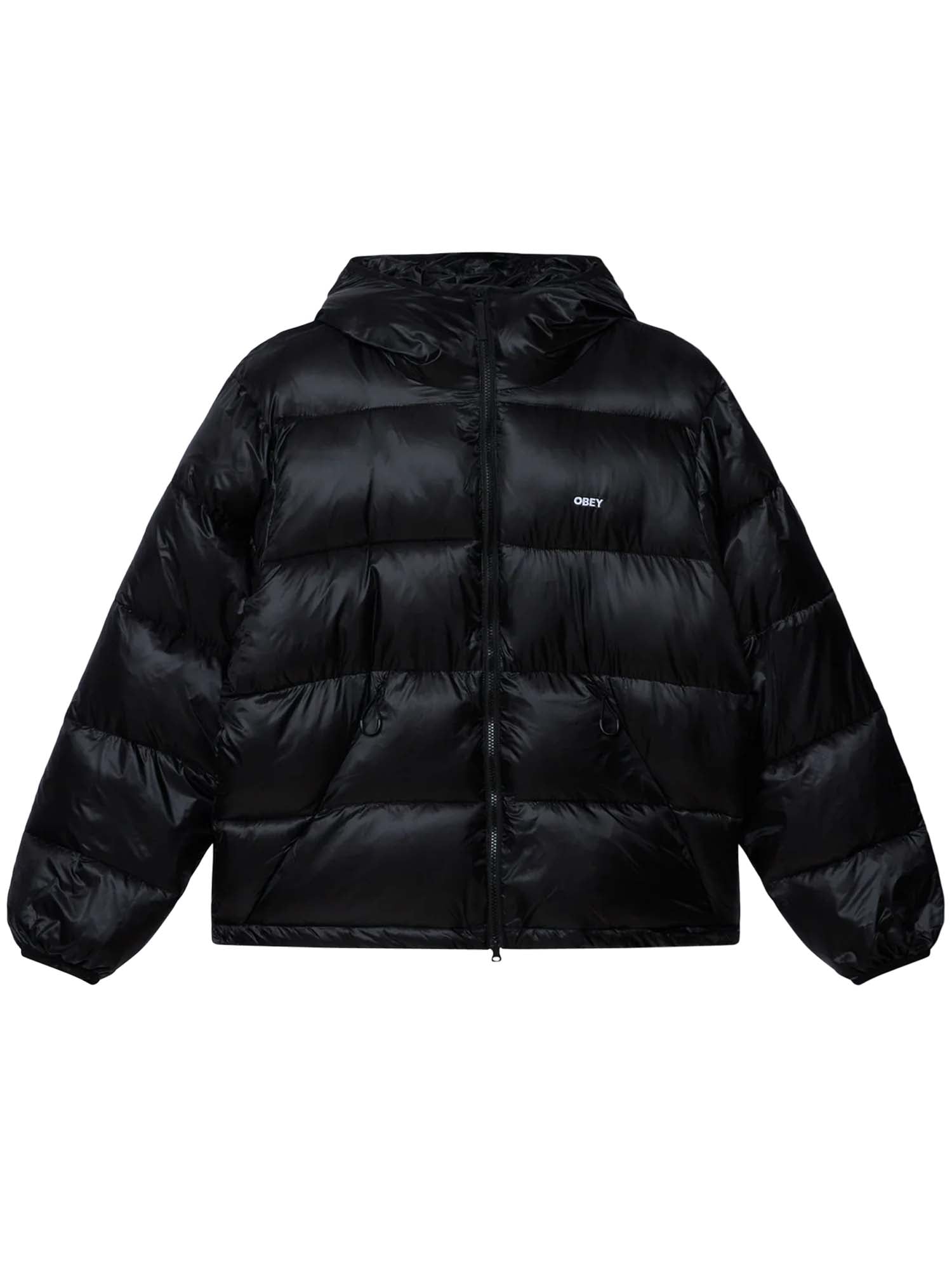 Obey Stratus Puffer Jacket Nero
