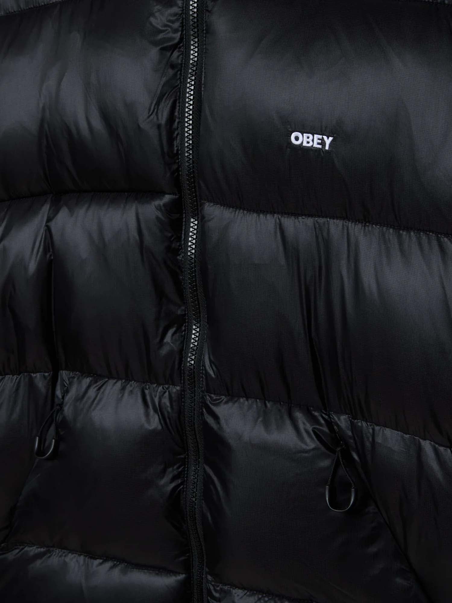 Obey Stratus Puffer Jacket Nero