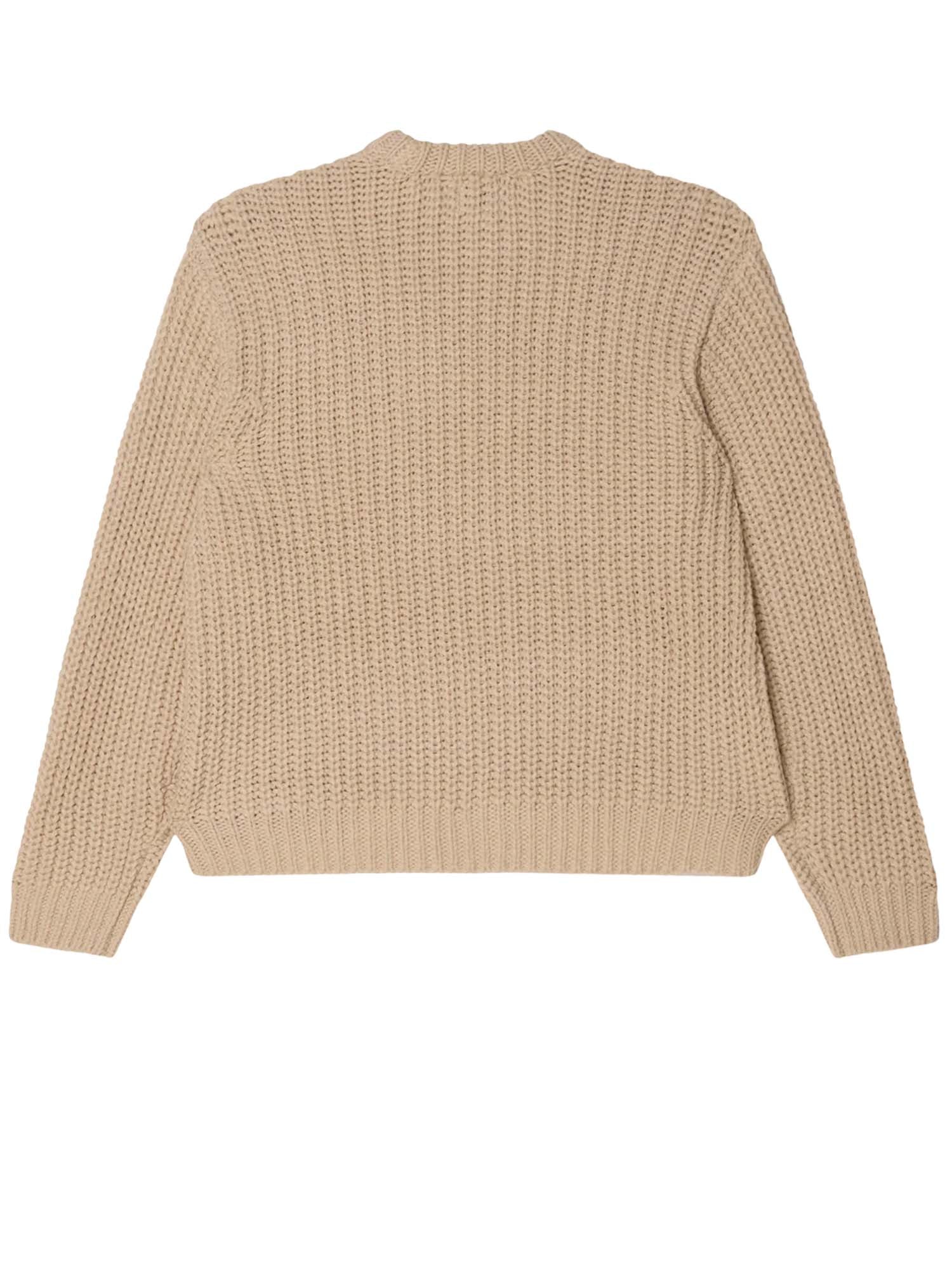 Obey Obey Bold Chunky Sweater Beige