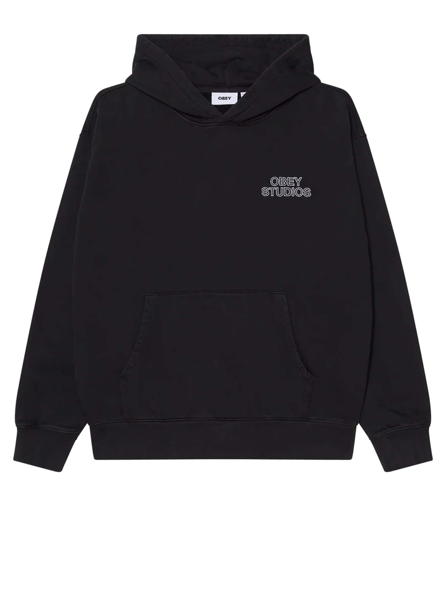 Obey Obey Studios Faded Pullover Nero