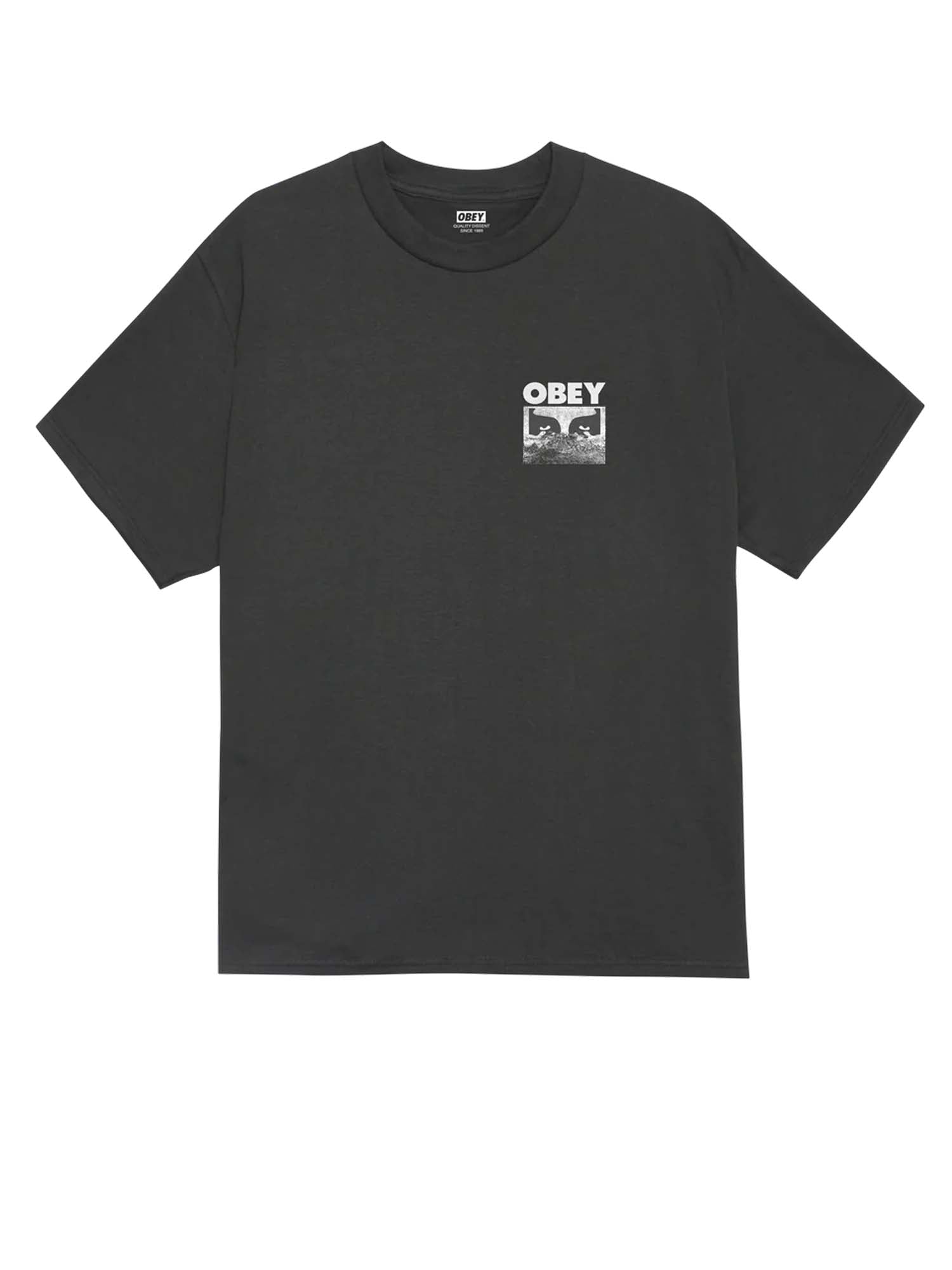 Obey T-Shirt In A Different Place Classic Nero