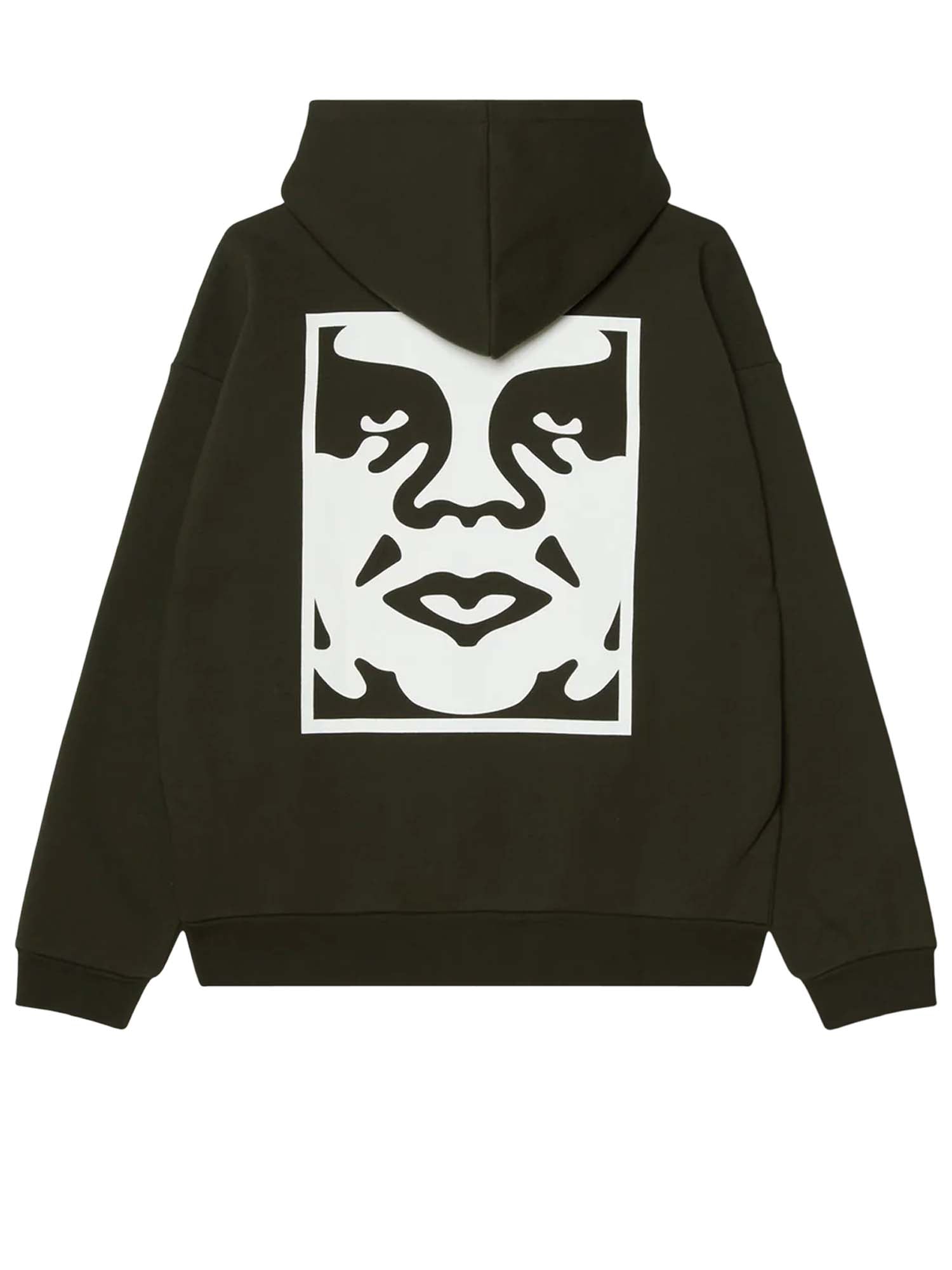Obey Bold Icon Pullover Verde