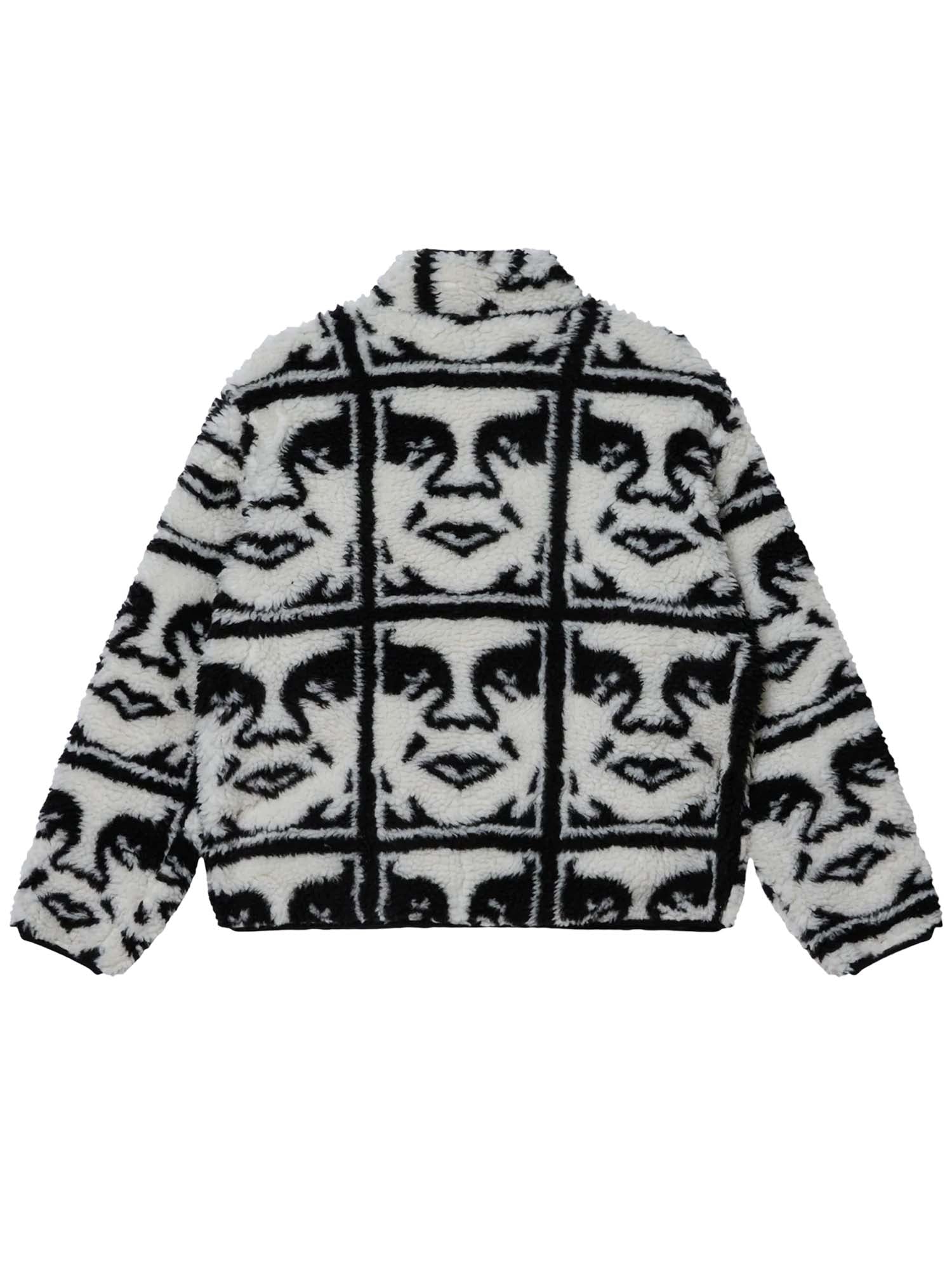 Obey Repeated Icon Sherpa Nero
