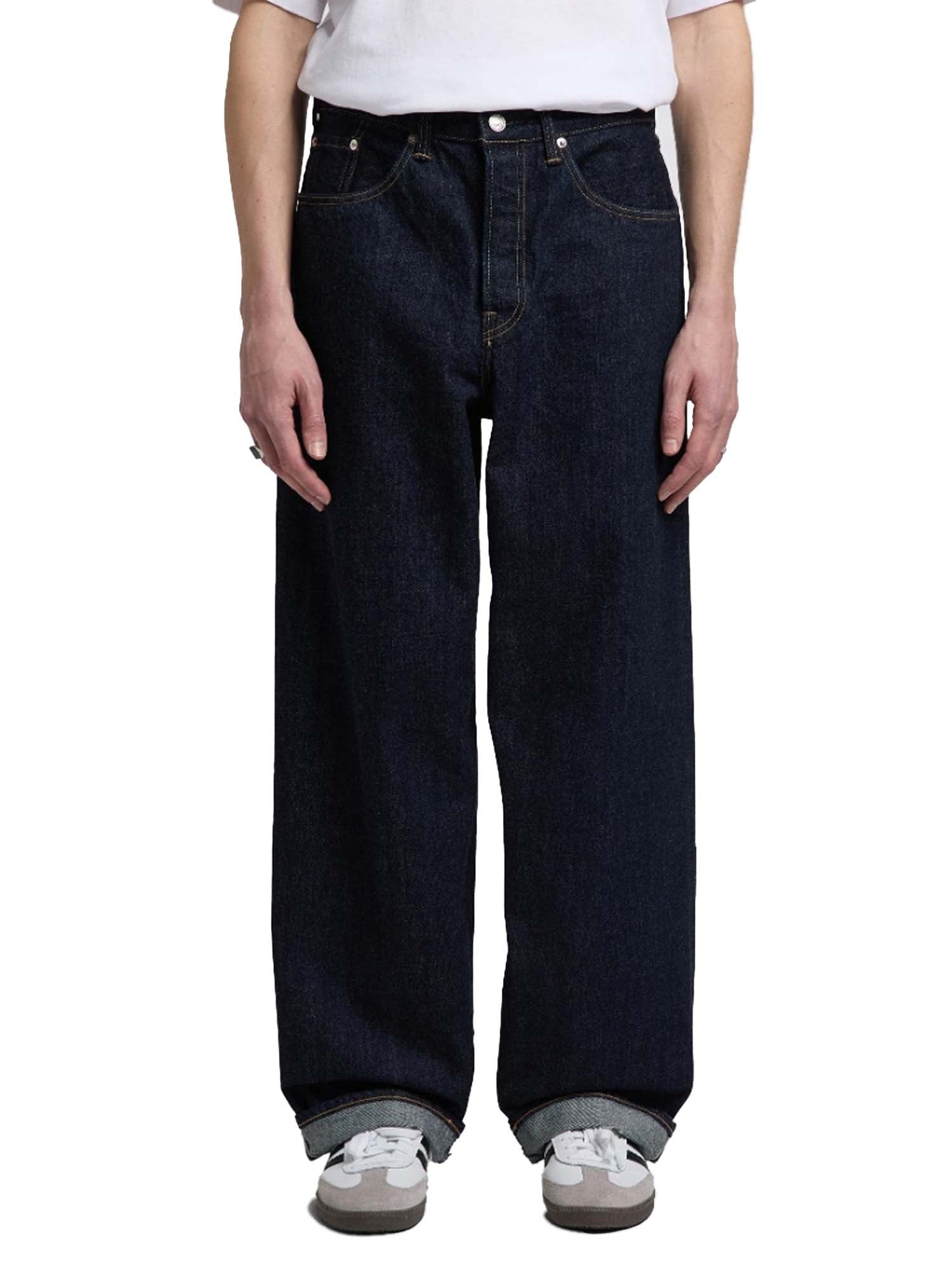 Edwin Wide Pant Blu
