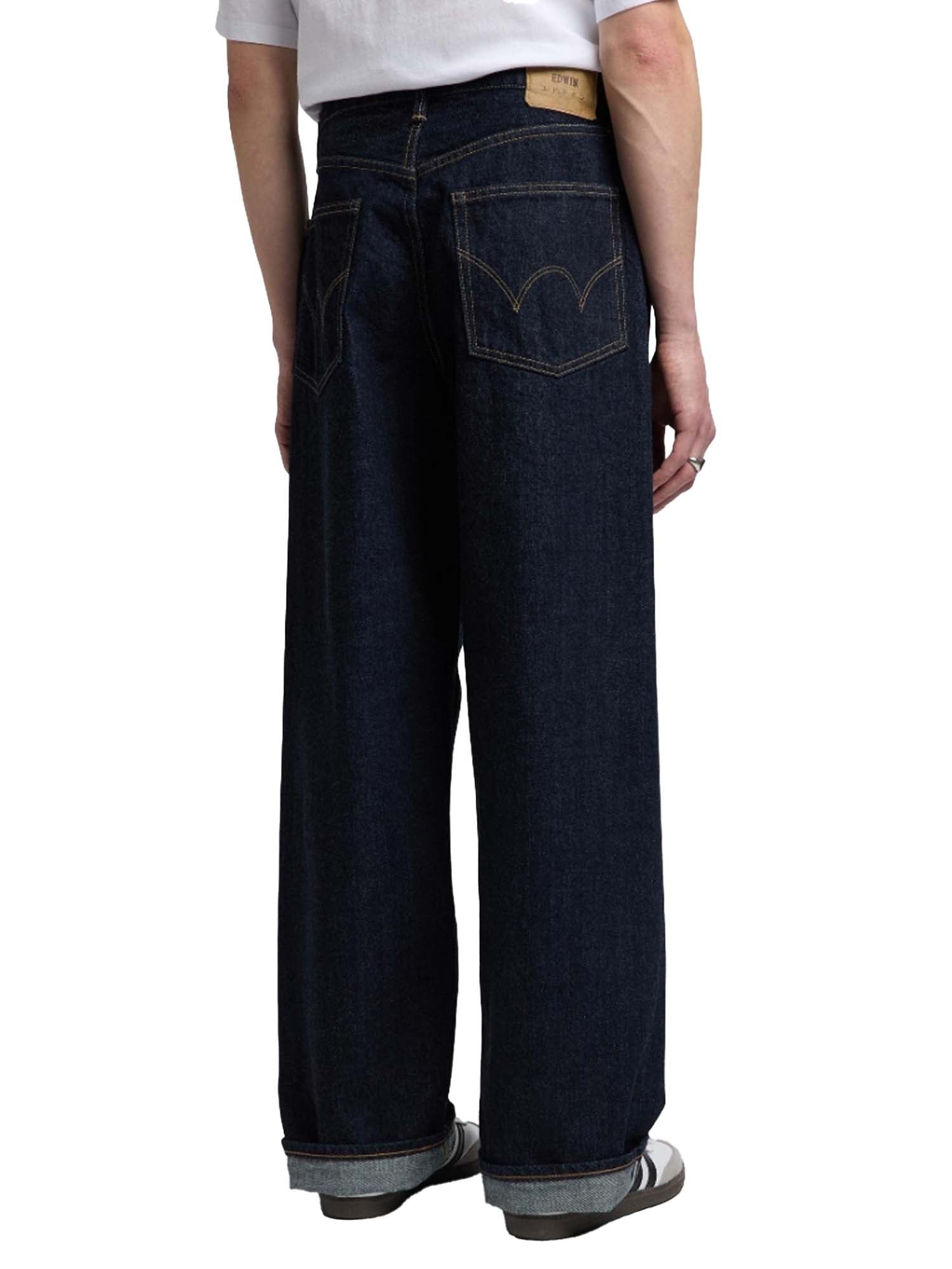 Edwin Wide Pant Blu
