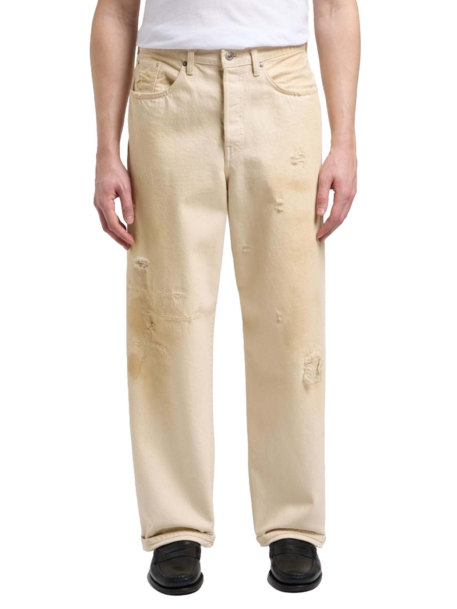 Edwin Wide Pant Beige