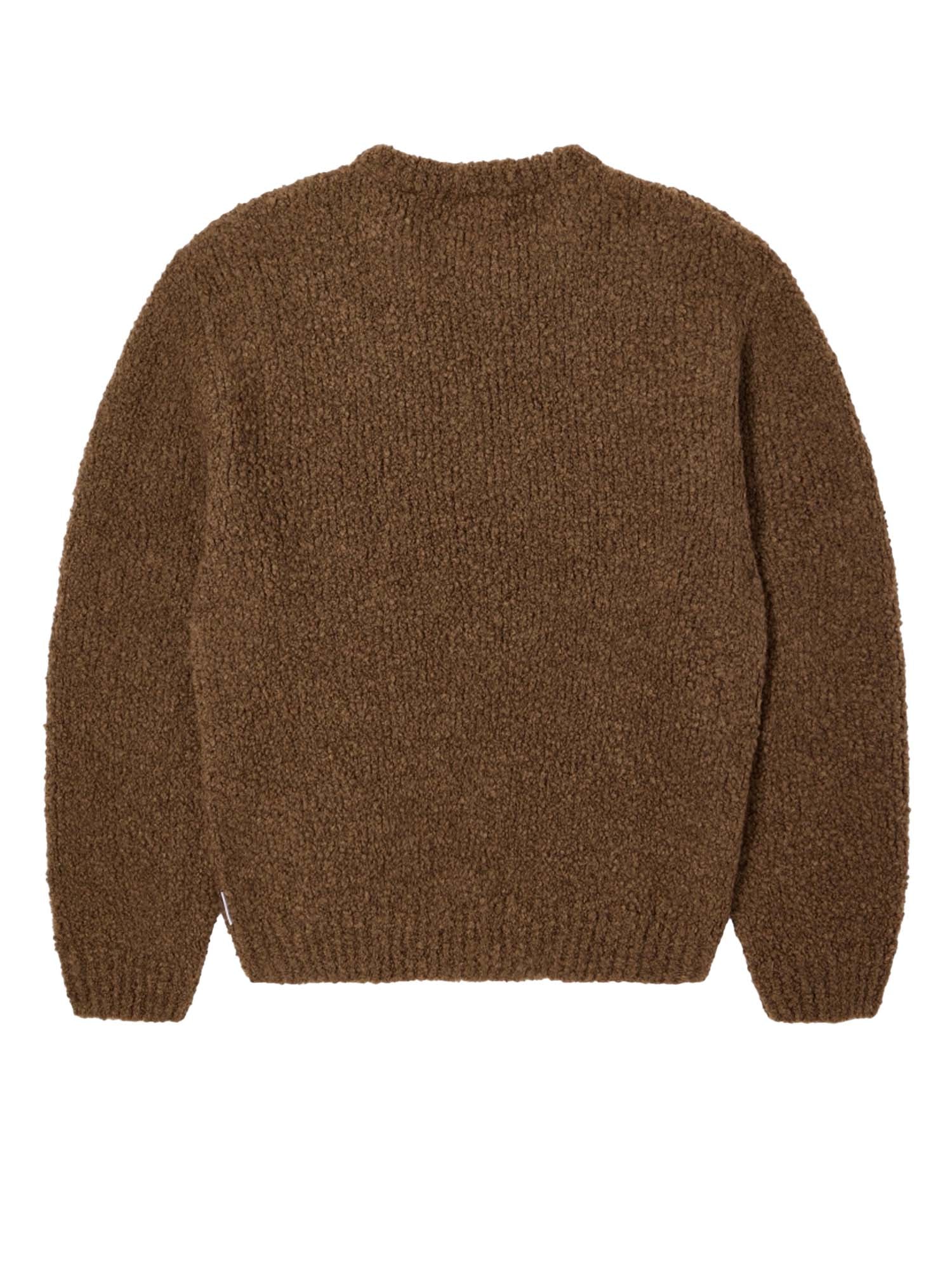 Edwin Dun Textured Sweater Marrone