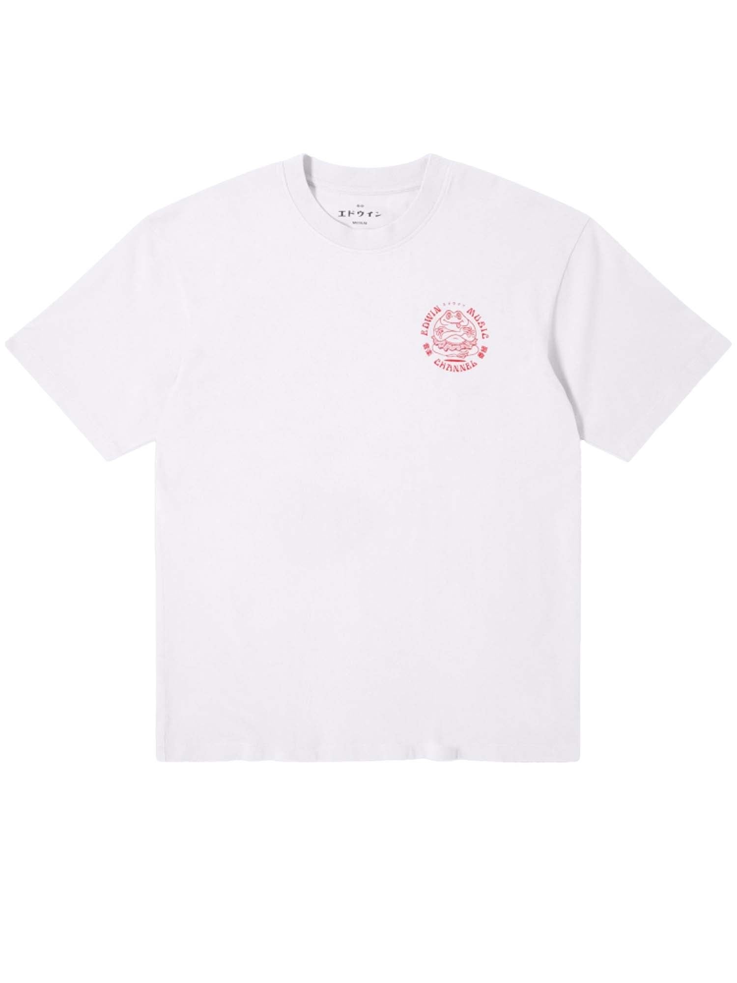 Edwin T-Shirt Edwin Music Channel Bianco