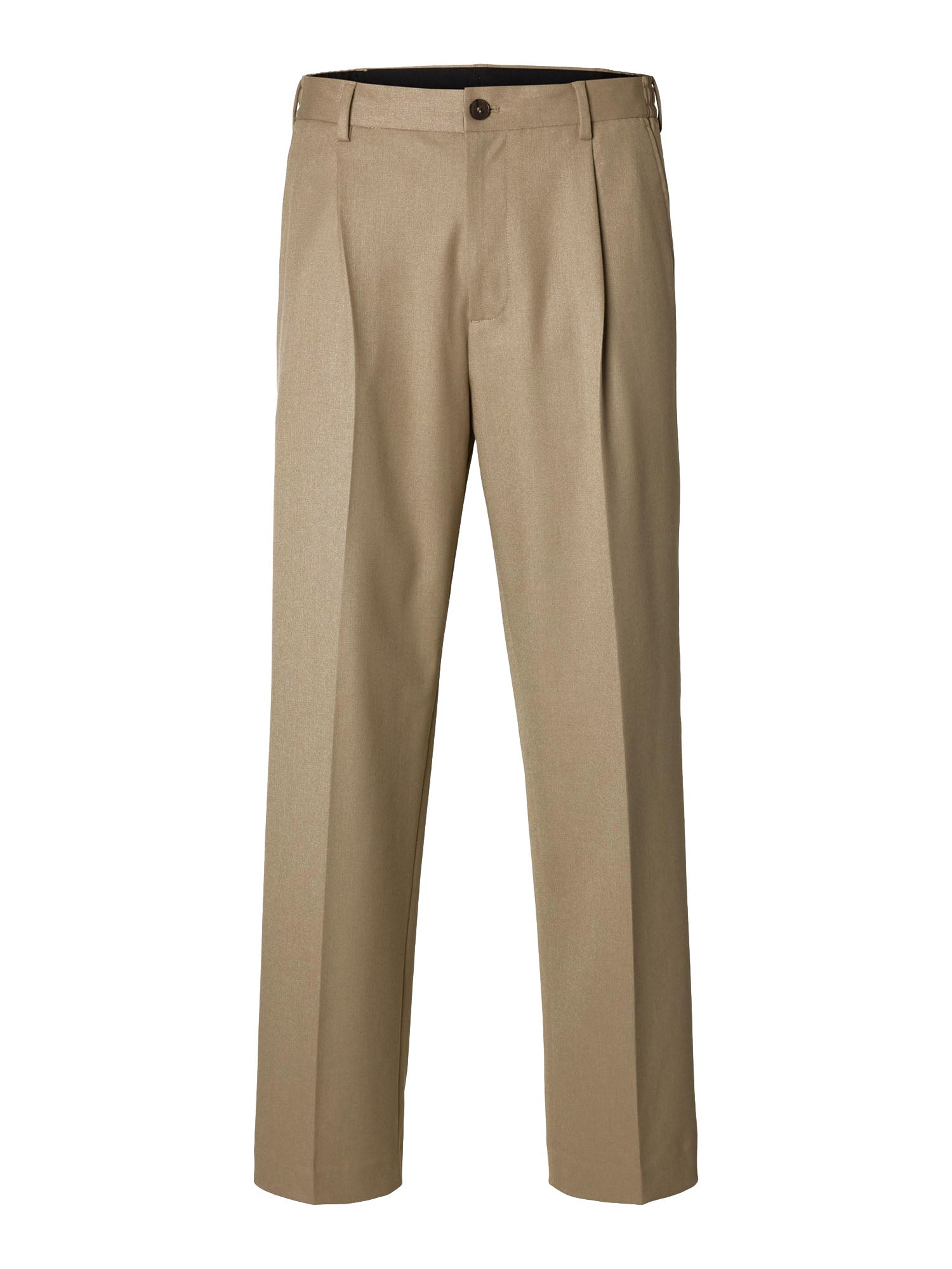 Selected Slh220 Loose Finn Flex Pantalone Beige