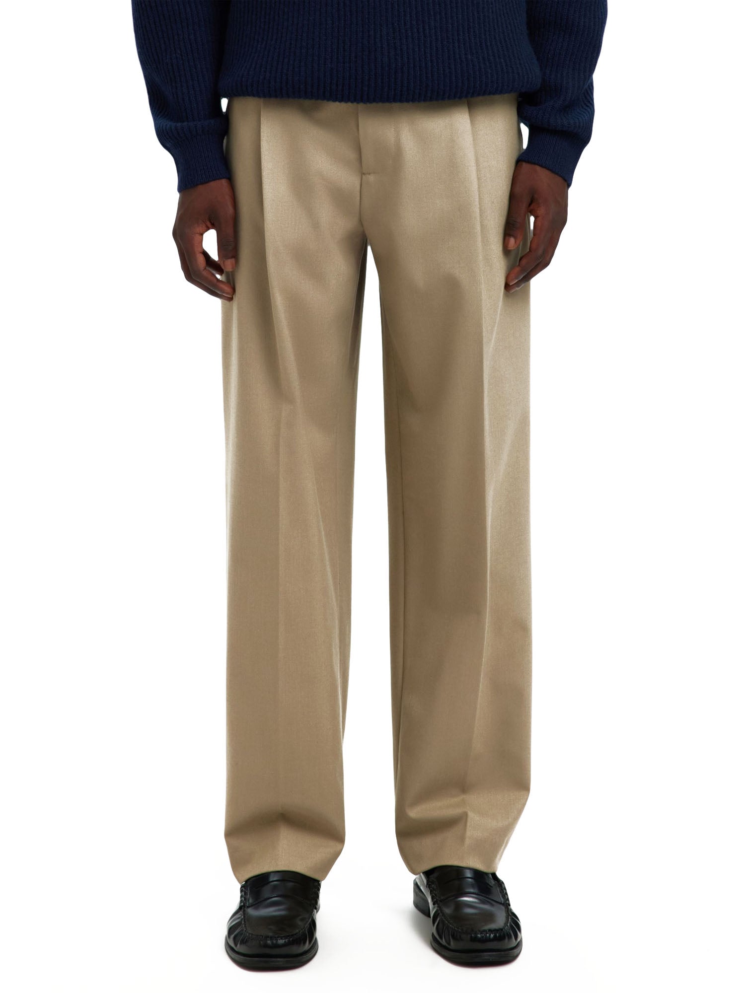 Selected Slh220 Loose Finn Flex Pantalone Beige