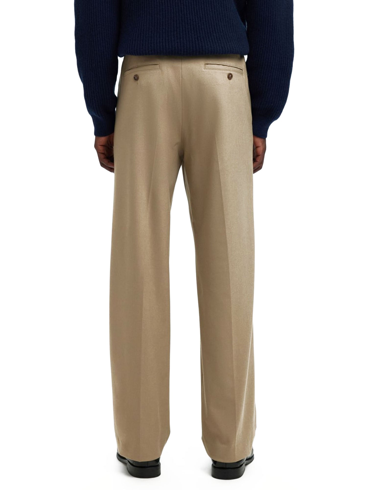 Selected Slh220 Loose Finn Flex Pantalone Beige