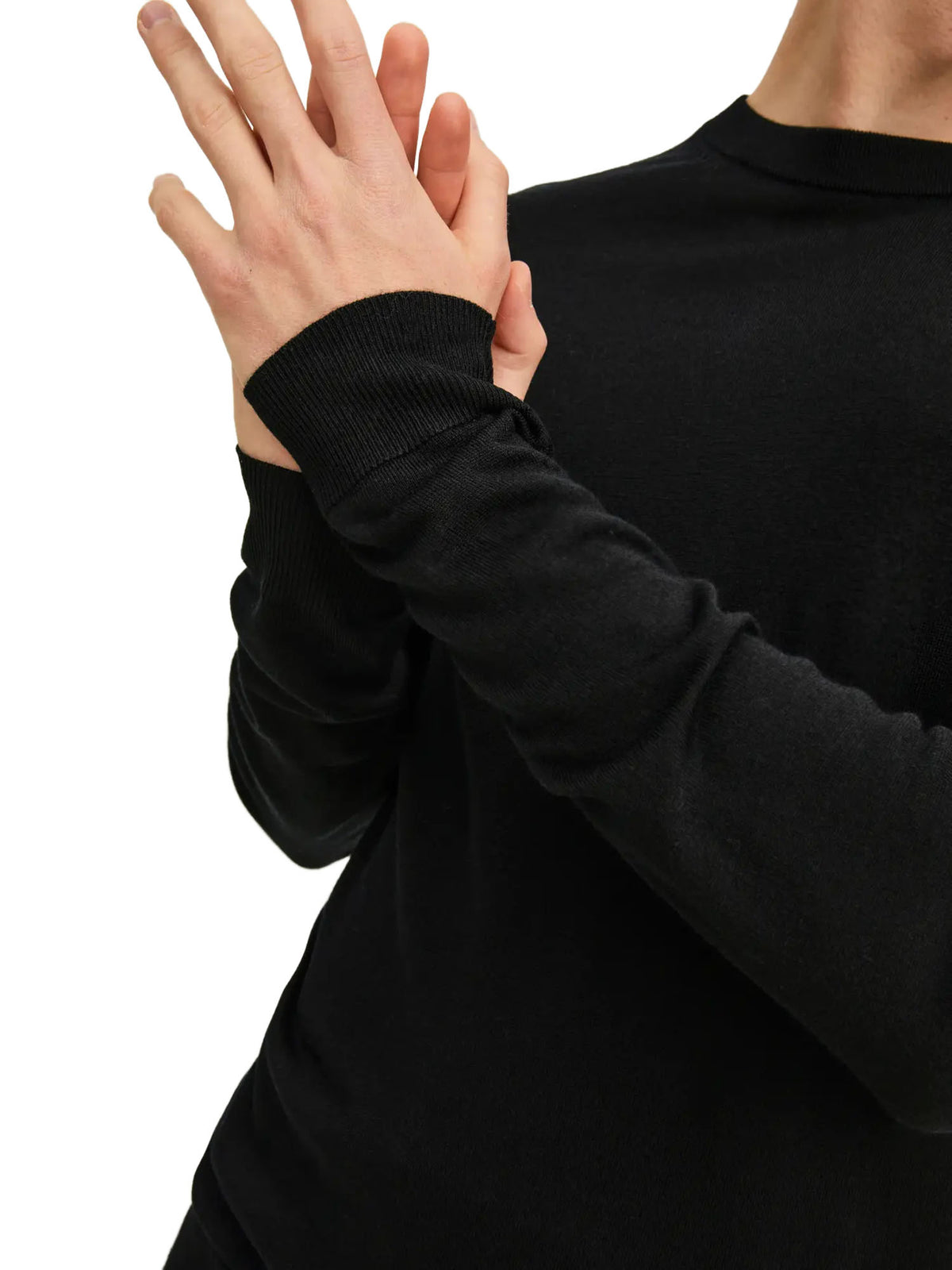 Jack & Jones JPRMerino Knit Crew Neck Noos Nero