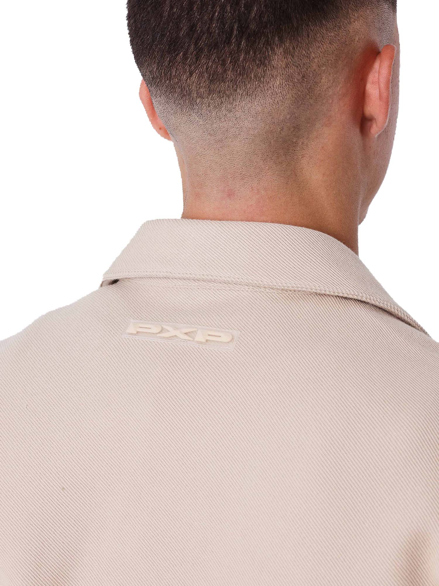 Project X Paris Camicia boxy a manica corta Beige