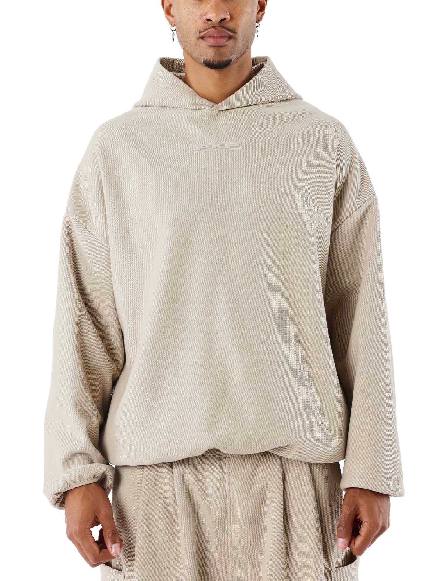 Project X Paris Felpa con cappuccio ampia oversize Beige