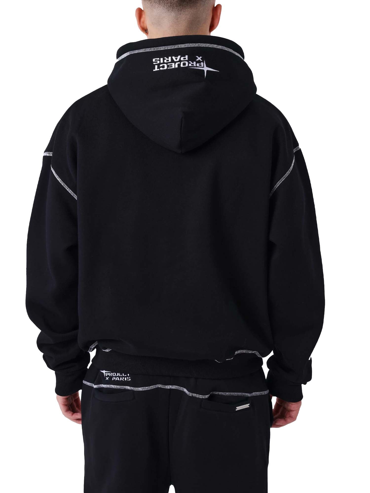 Project X Paris Sweat à Capuche zippé Uk Drip Nero