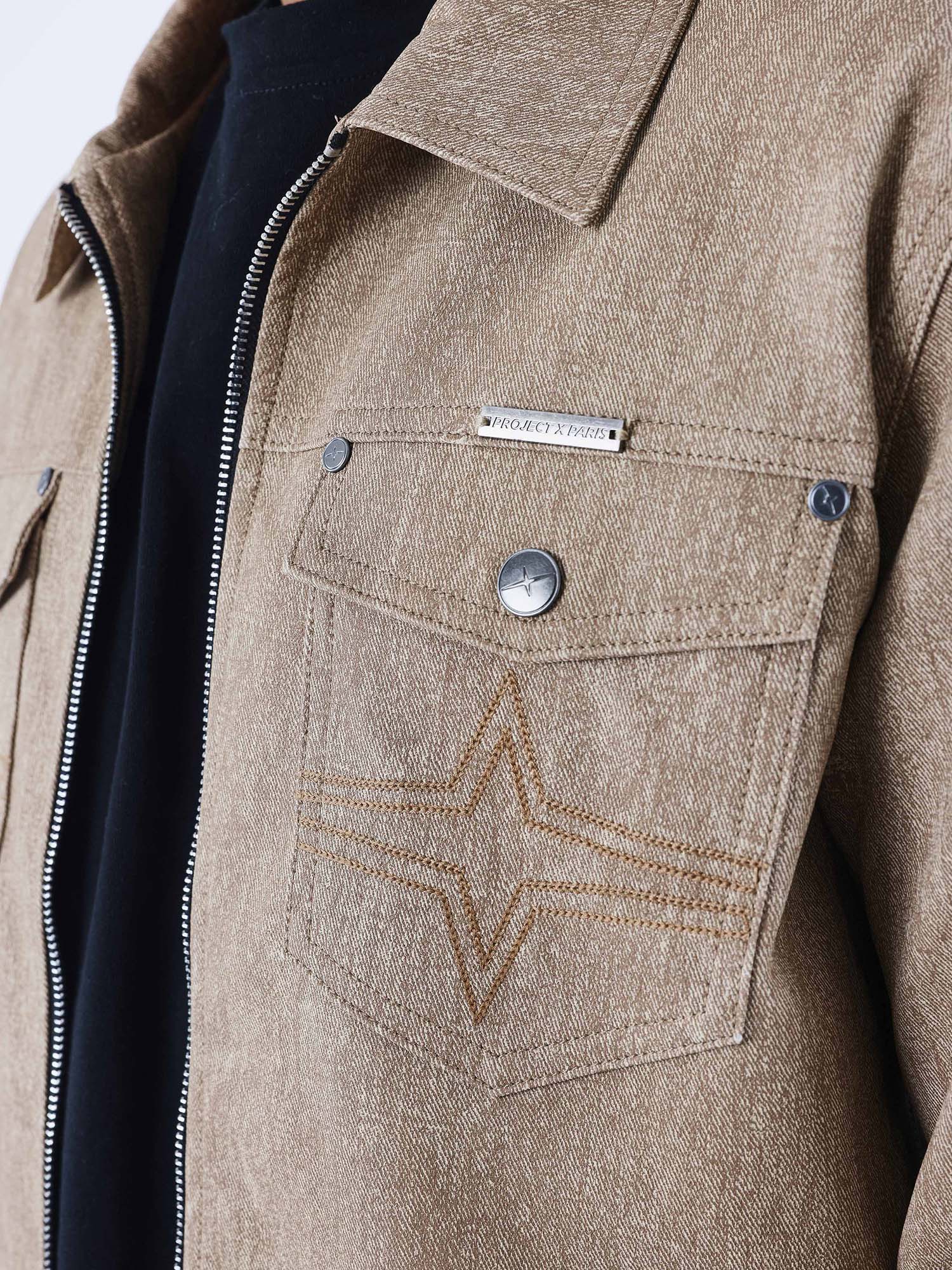 Project X Paris Giacca Cuir Beige