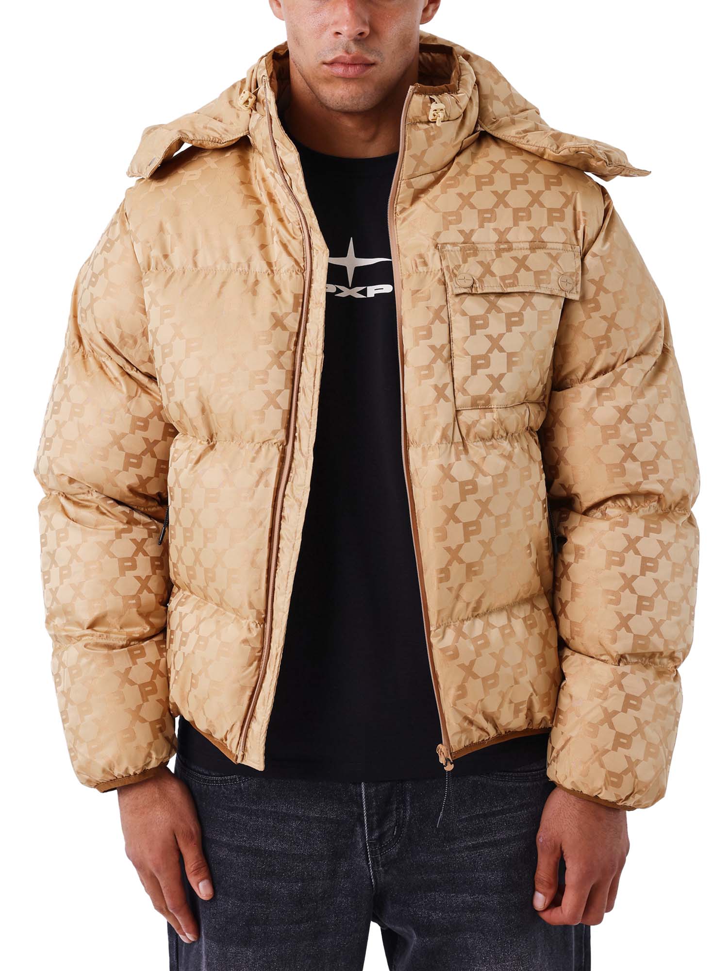 Project X Paris Piumino monogram PXP Beige