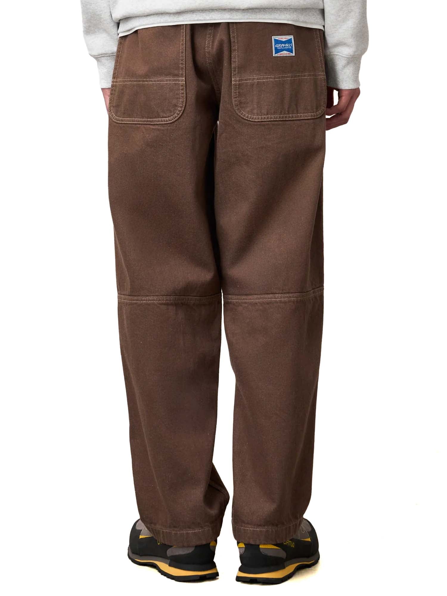 Gramicci Jeans Japanese Slub Denim Marrone