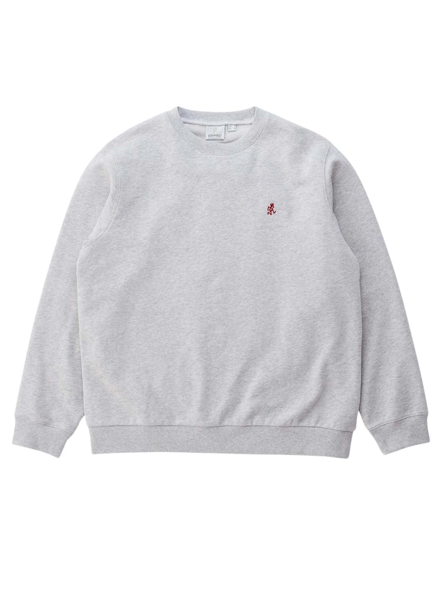 Gramicci Felpa One Point Crew Grigio