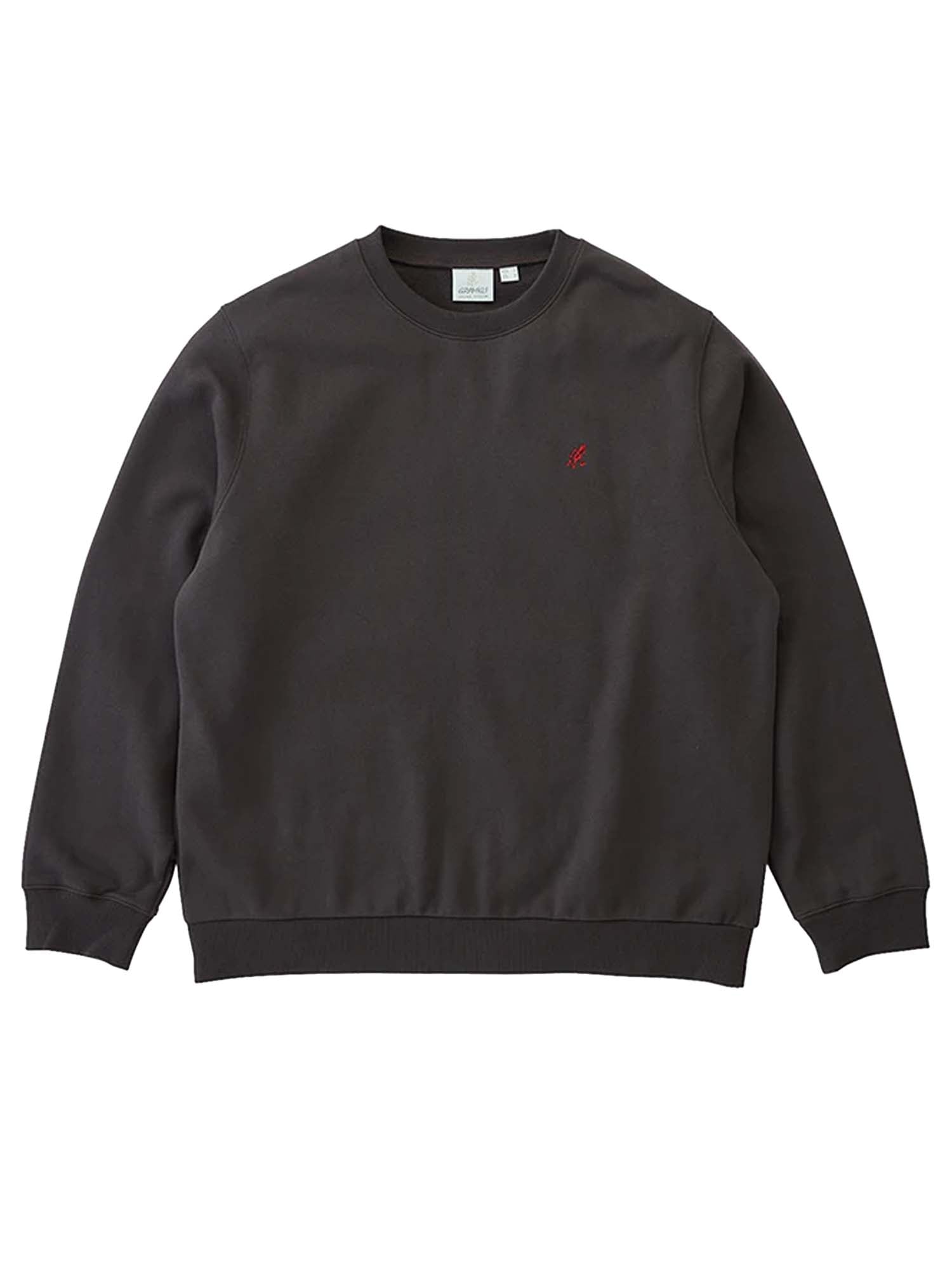 Gramicci Felpa One Point Crew Marrone