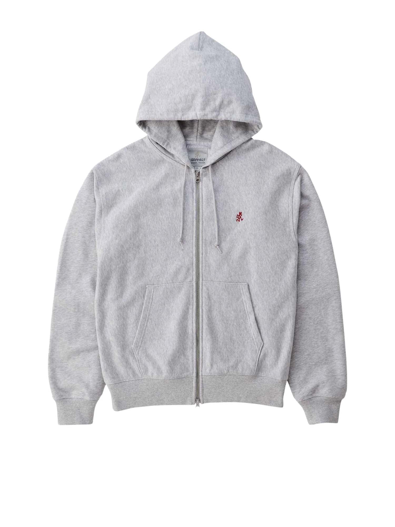 Gramicci Felpa Point Zip Hooded Grigio
