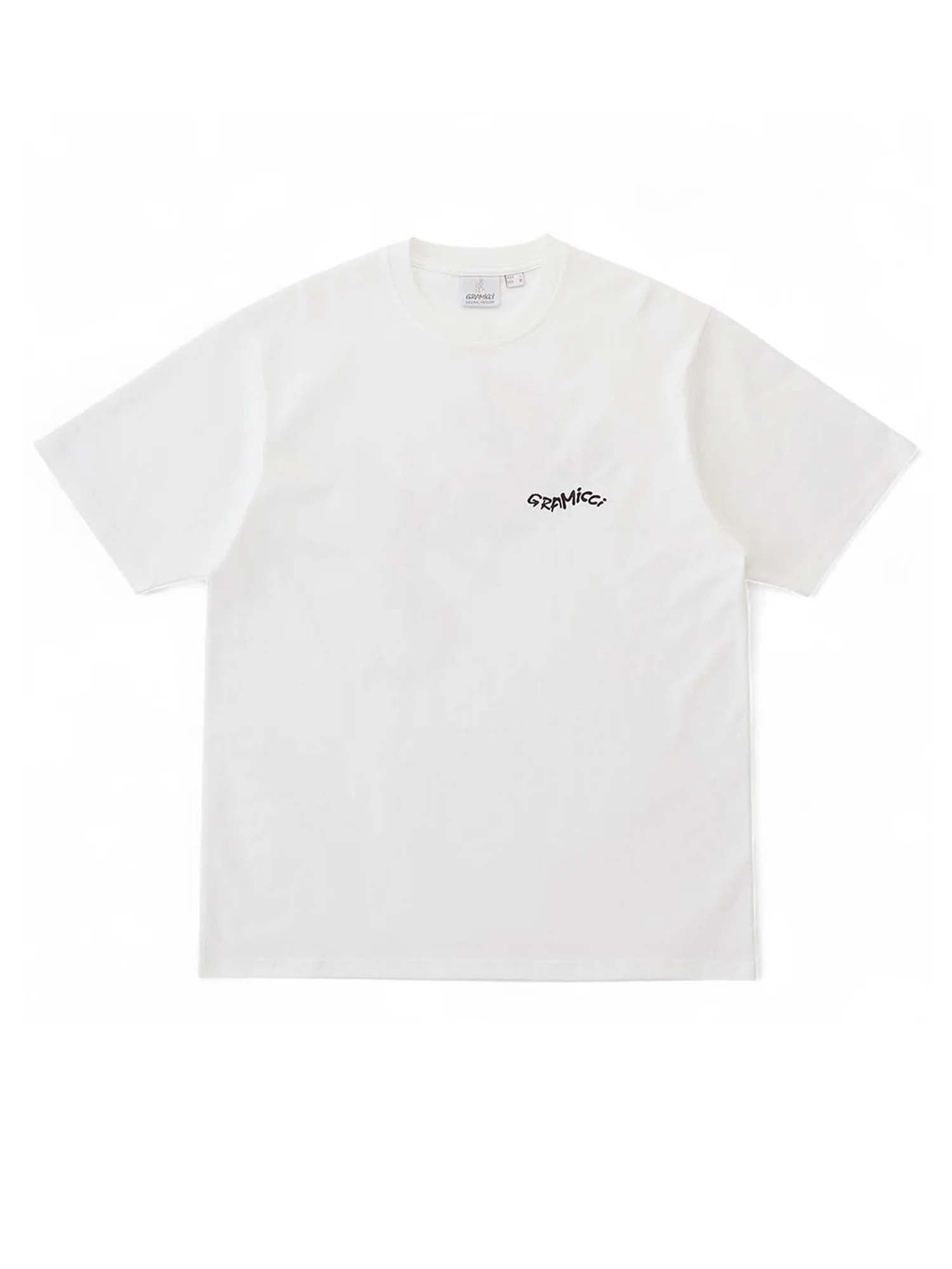 Gramicci T-Shirt Gecko Bianco